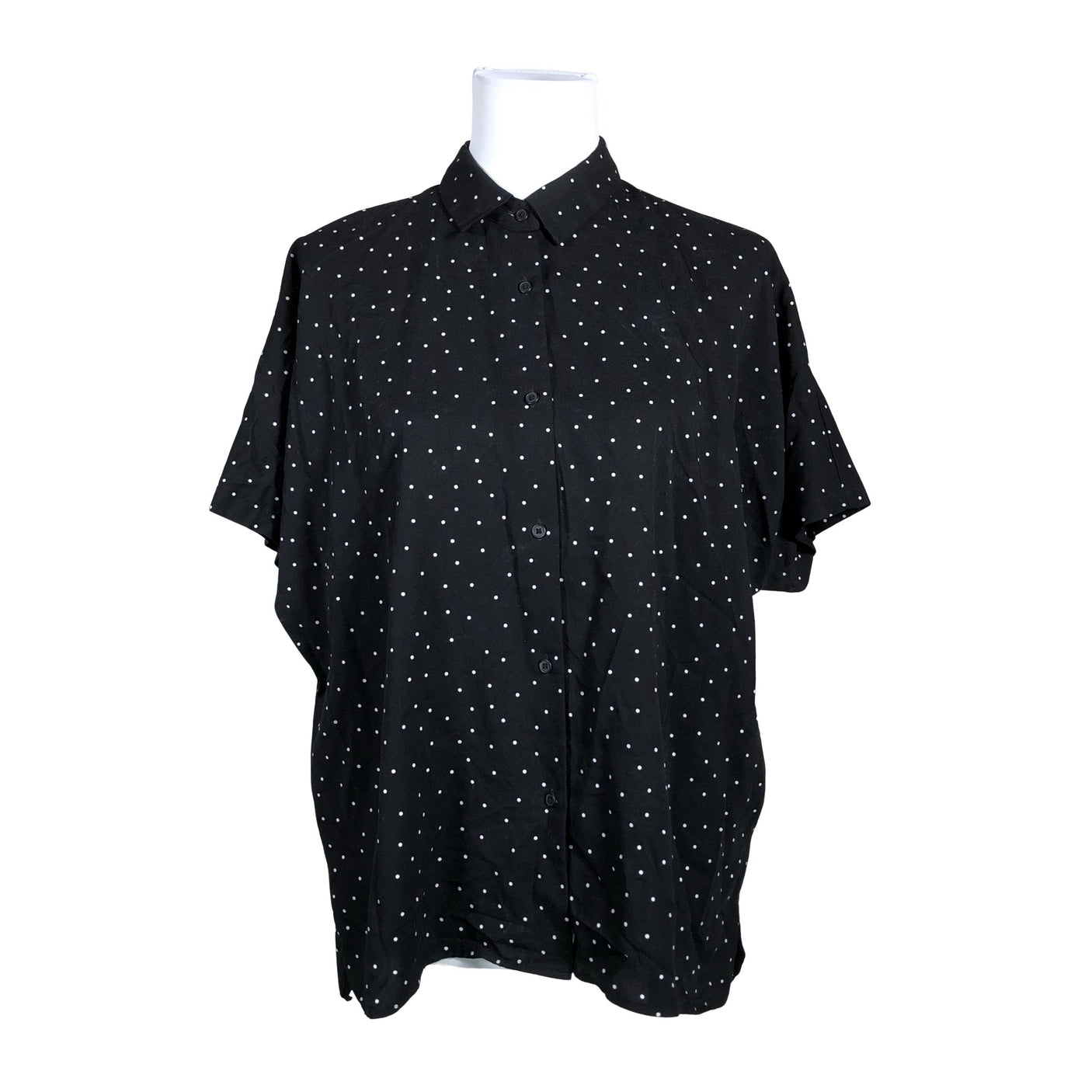 Naisten Uniqlo - Lyhythihainen pusero, koko 40 - Musta (1)