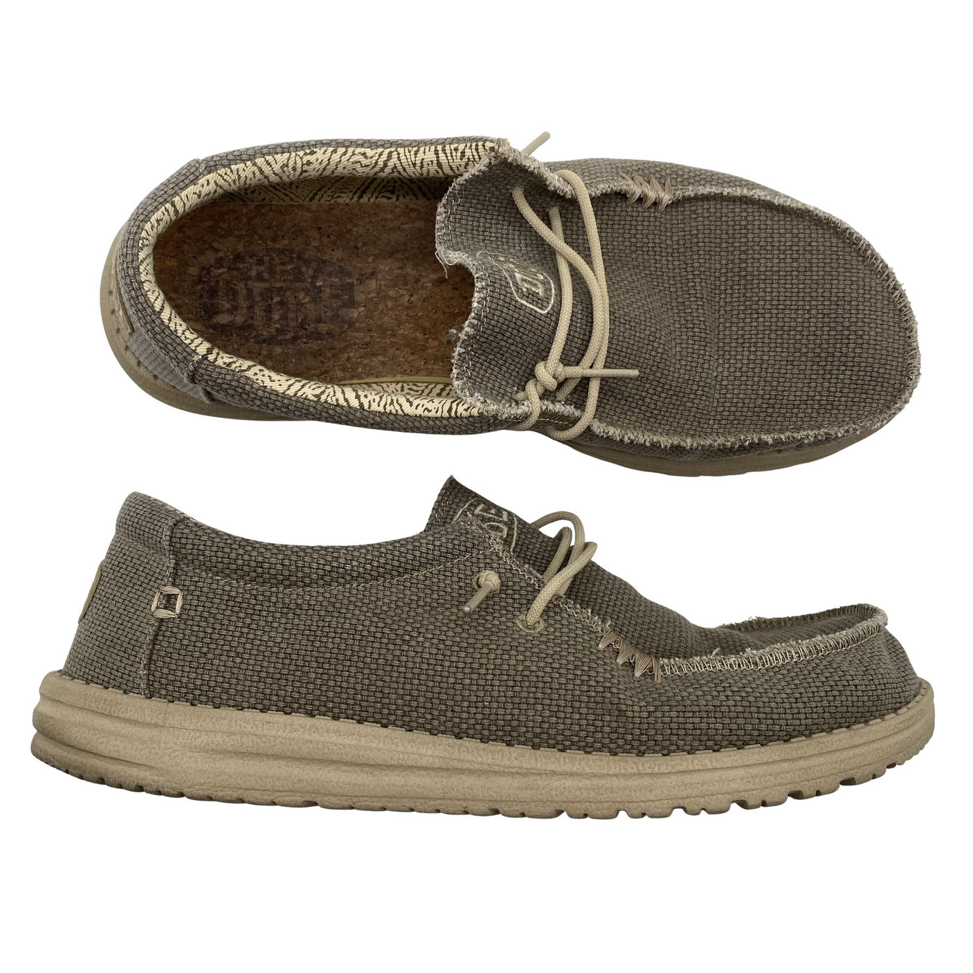 Miesten Hey Dude - Loaferit, koko 45 - Harmaa (1)