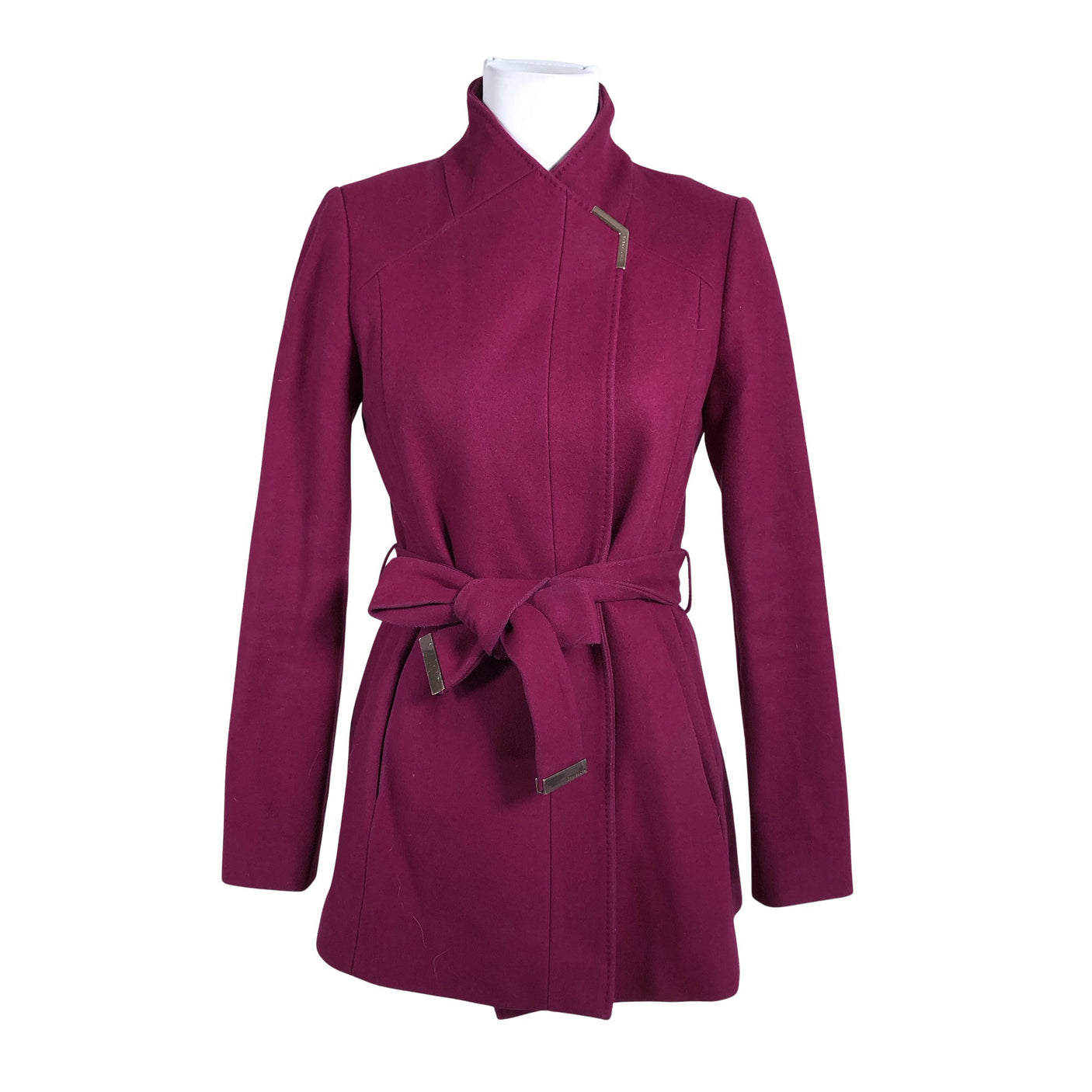 Naisten Ted Baker - Villakangastakki, koko 36 - Violetti (1)