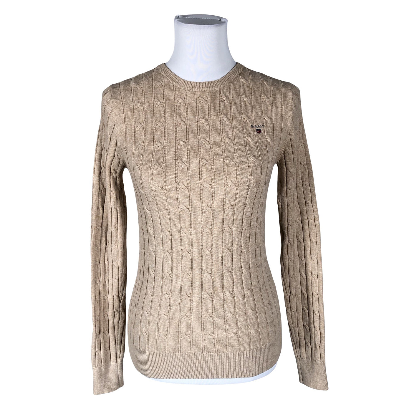 Naisten Gant - Neulepaita, koko 32 - Beige (1)