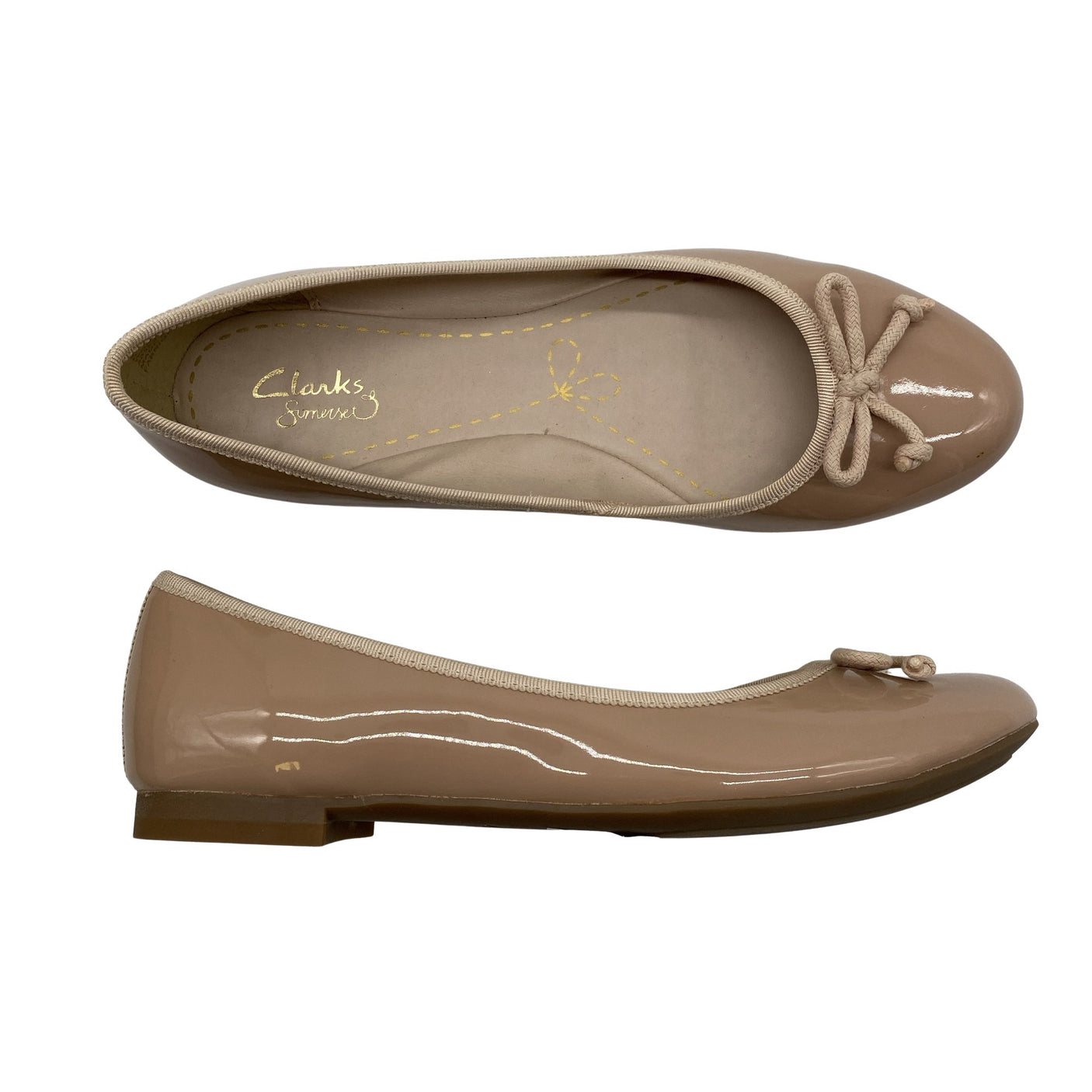 Naisten Clarks - Ballerinat, koko 37 - Beige (1)
