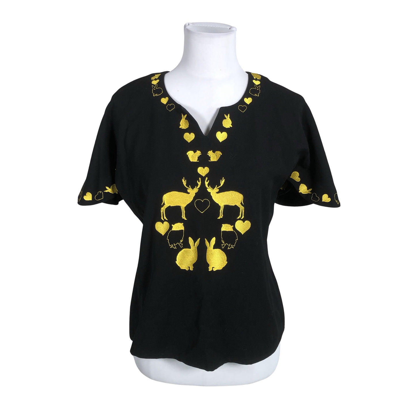 Naisten IVANAhelsinki - Lyhythihainen pusero, koko 38 - Musta (1)