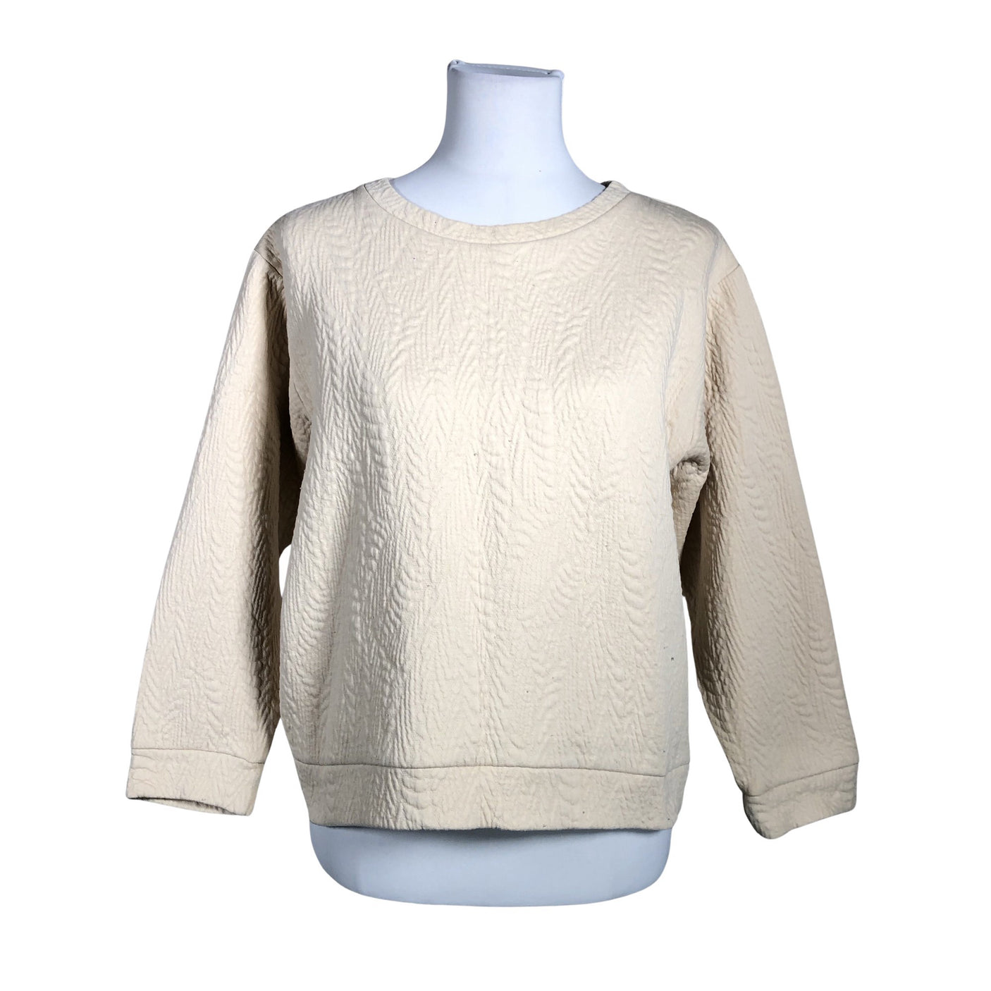 Naisten Aarrelabel - Collegepaita, koko 38 - Beige (1)