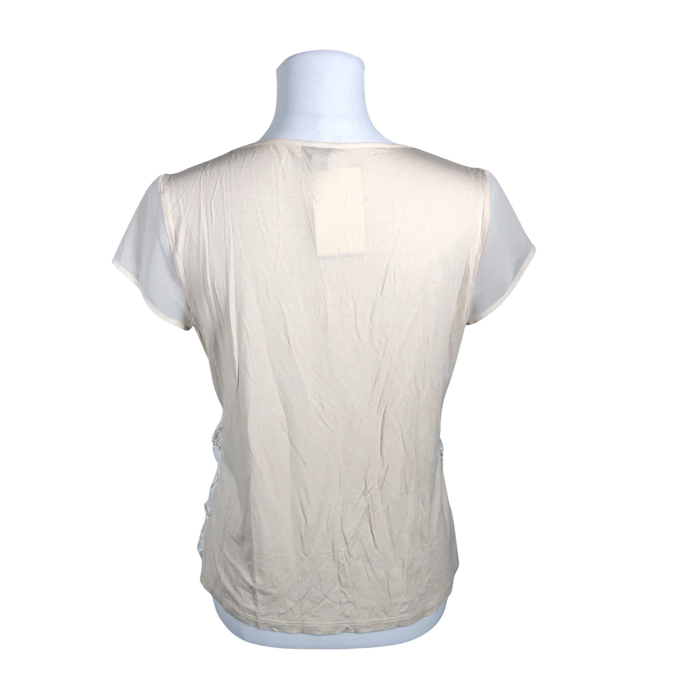 Naisten Ann Taylor - Lyhythihainen pusero, koko 38 - Beige (2)