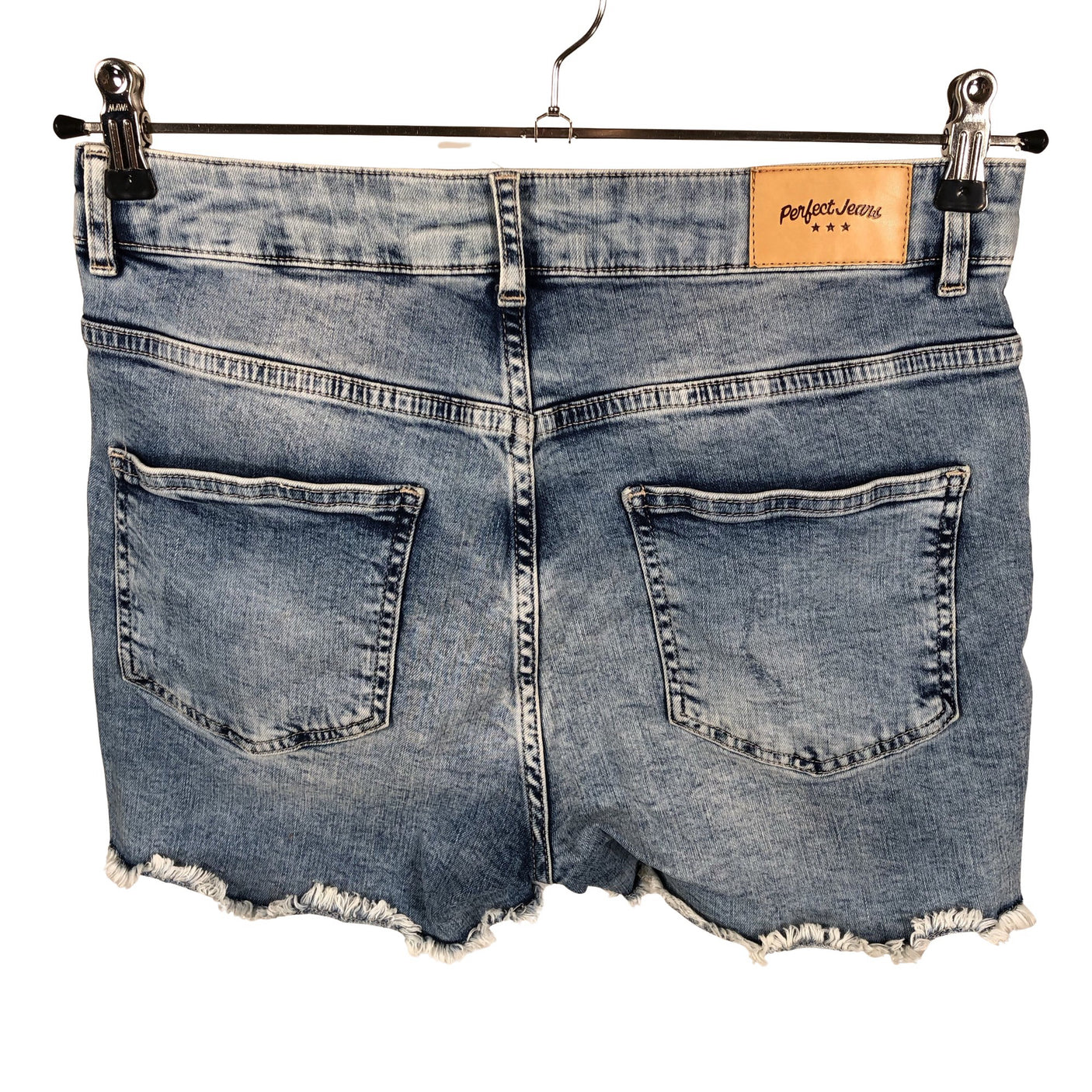 Naisten Perfect Jeans - Farkkushortsit, koko 38 - Sininen (2)