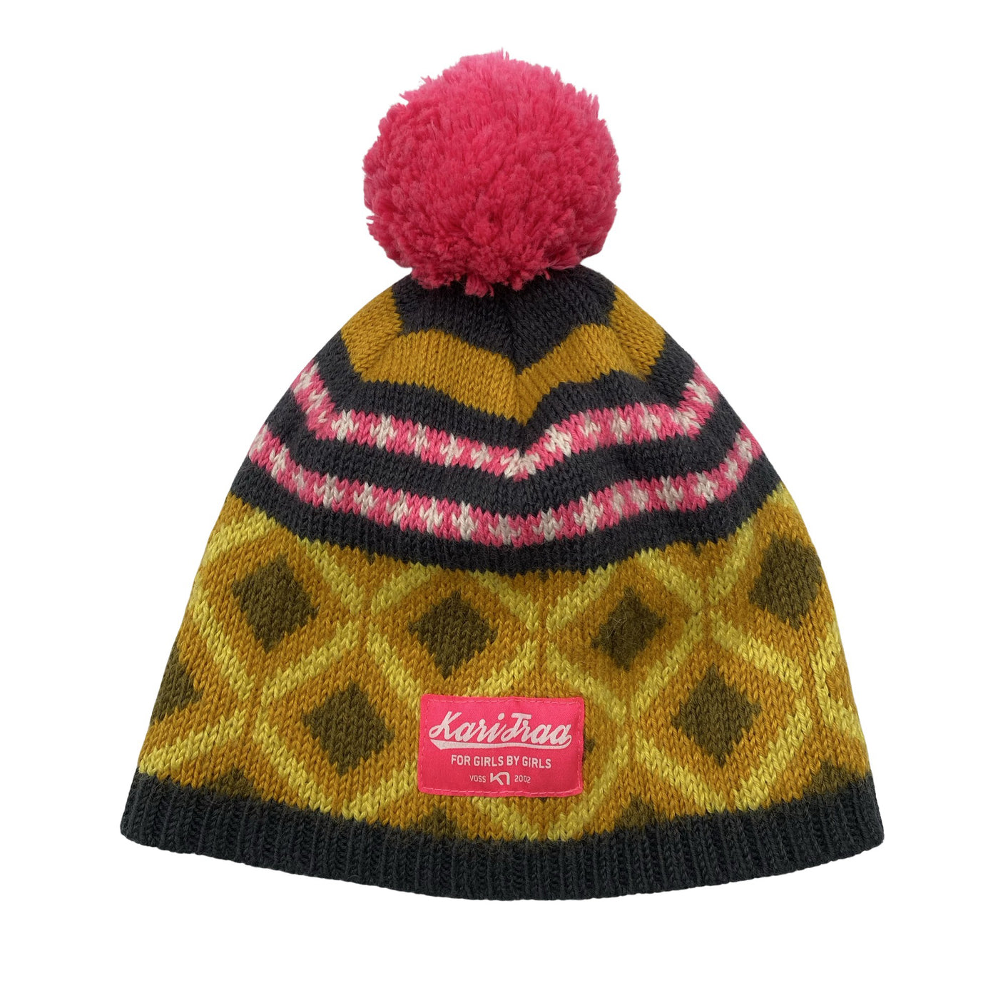 Naisten Kari Traa - Talvipipo, koko 52 - 54 cm - Keltainen (1)
