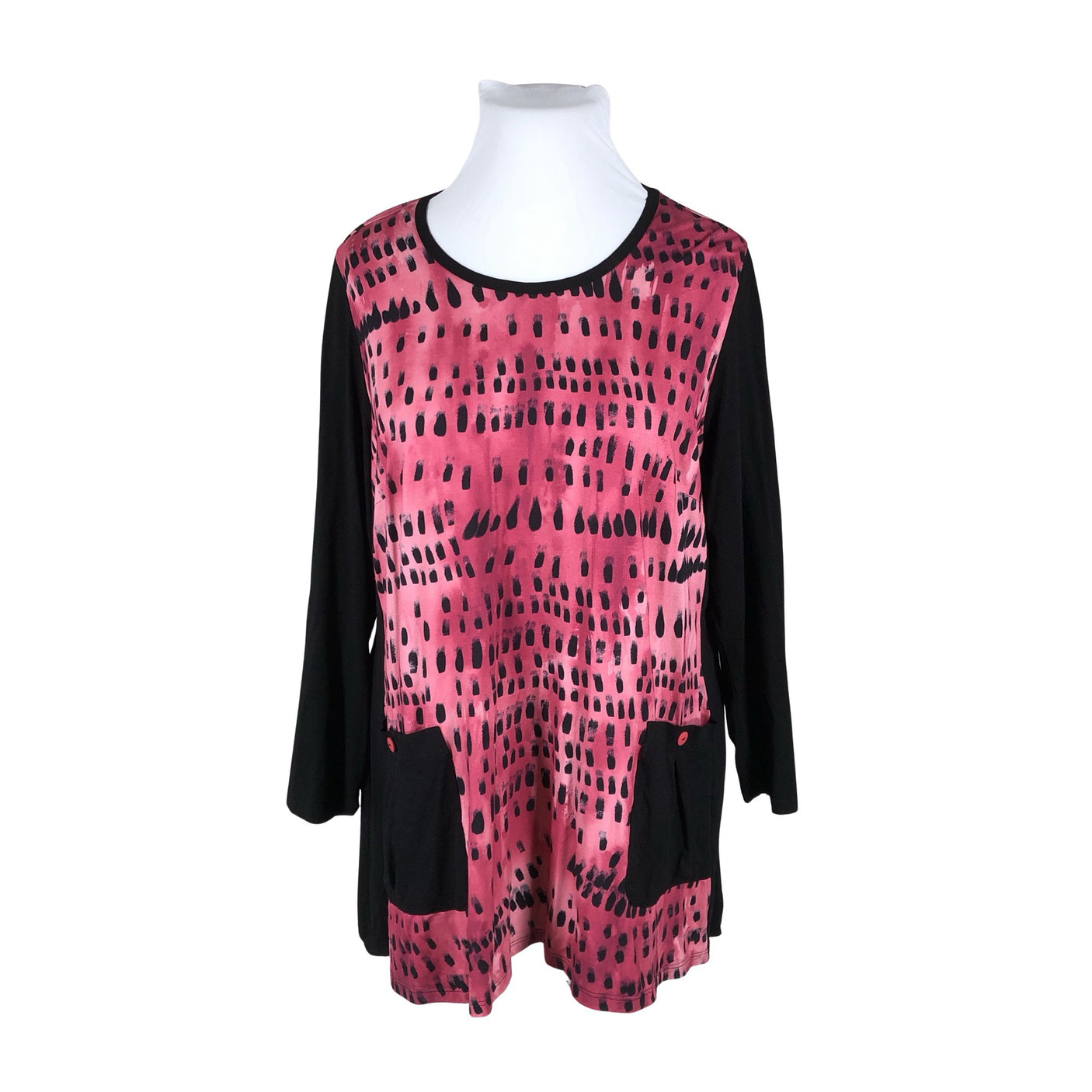 Naisten Mille - Trikootunika, koko 48 - Pinkki (1)