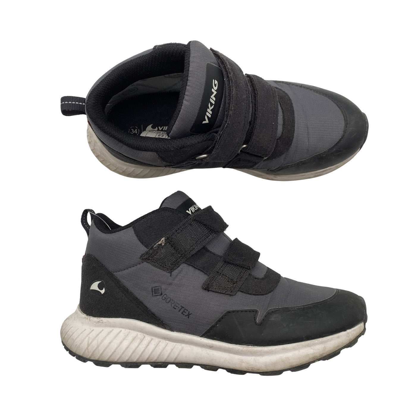 Unisex Viking - Välikausikengät, koko 34 - Harmaa (1)