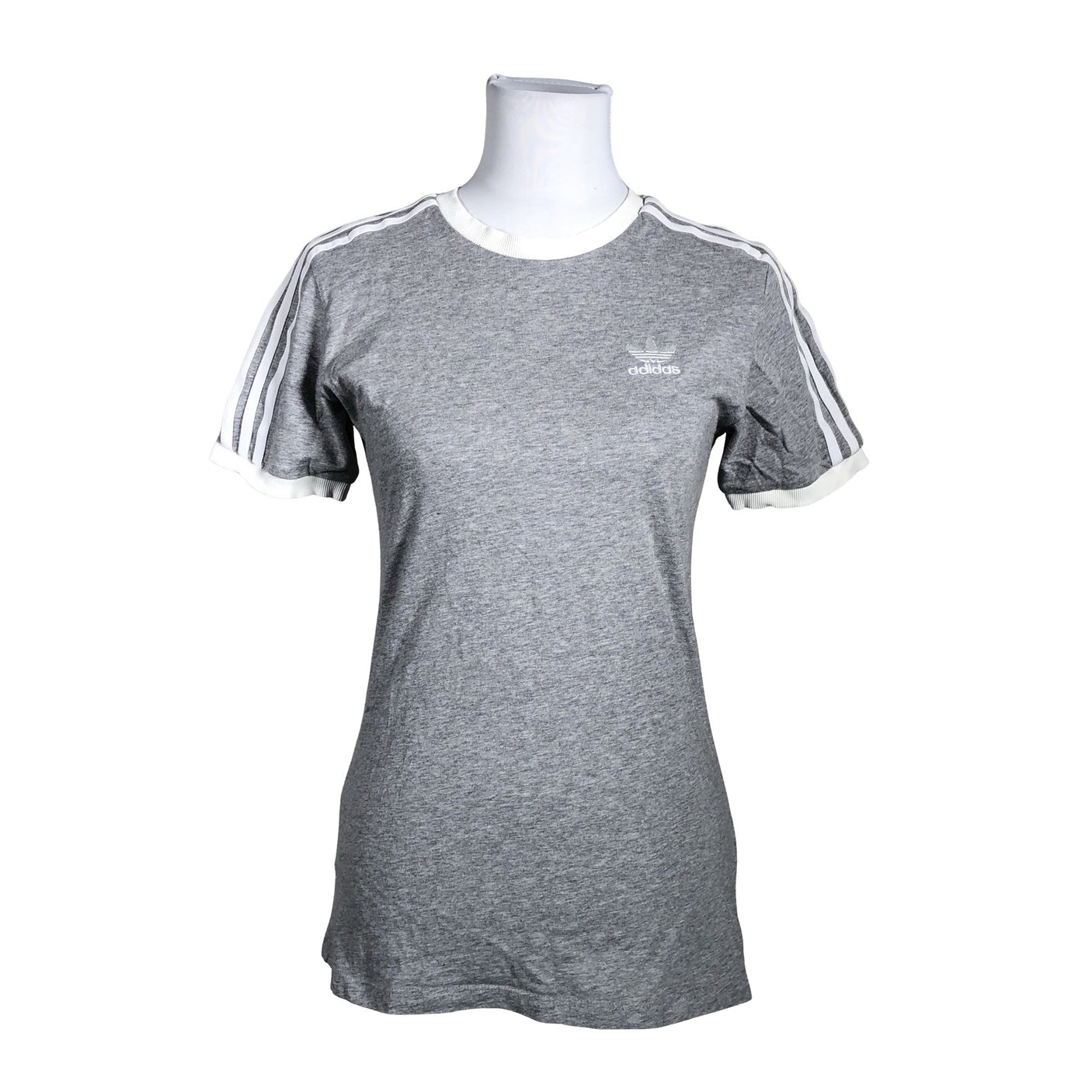 Naisten Adidas - T-paita, koko 38 - Harmaa (1)