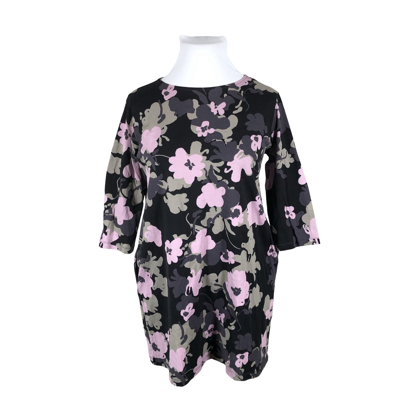 Naisten Marimekko - Trikoomekko, koko 42 - Musta (1)
