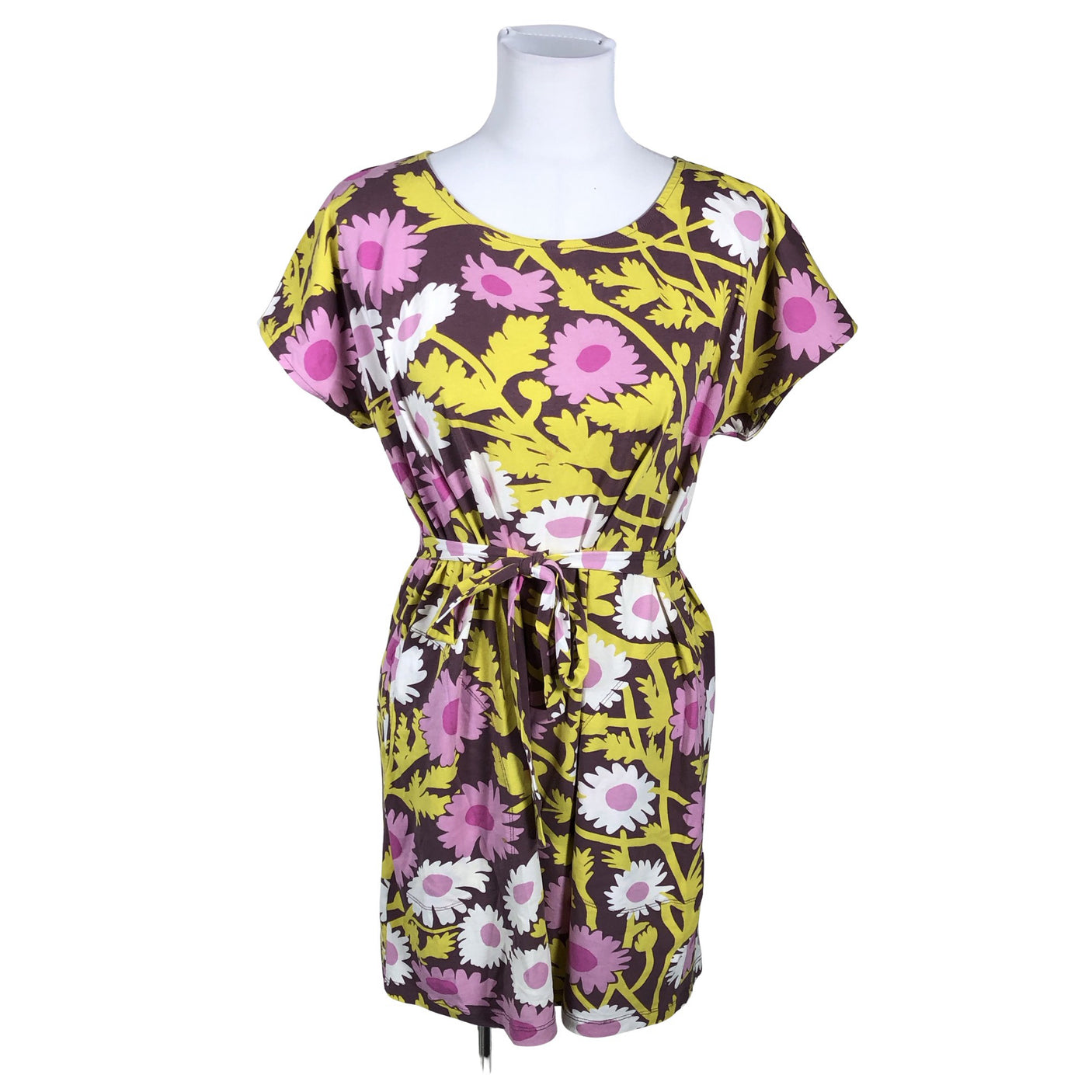 Naisten Marimekko - Trikoomekko, koko 40 - Violetti (1)