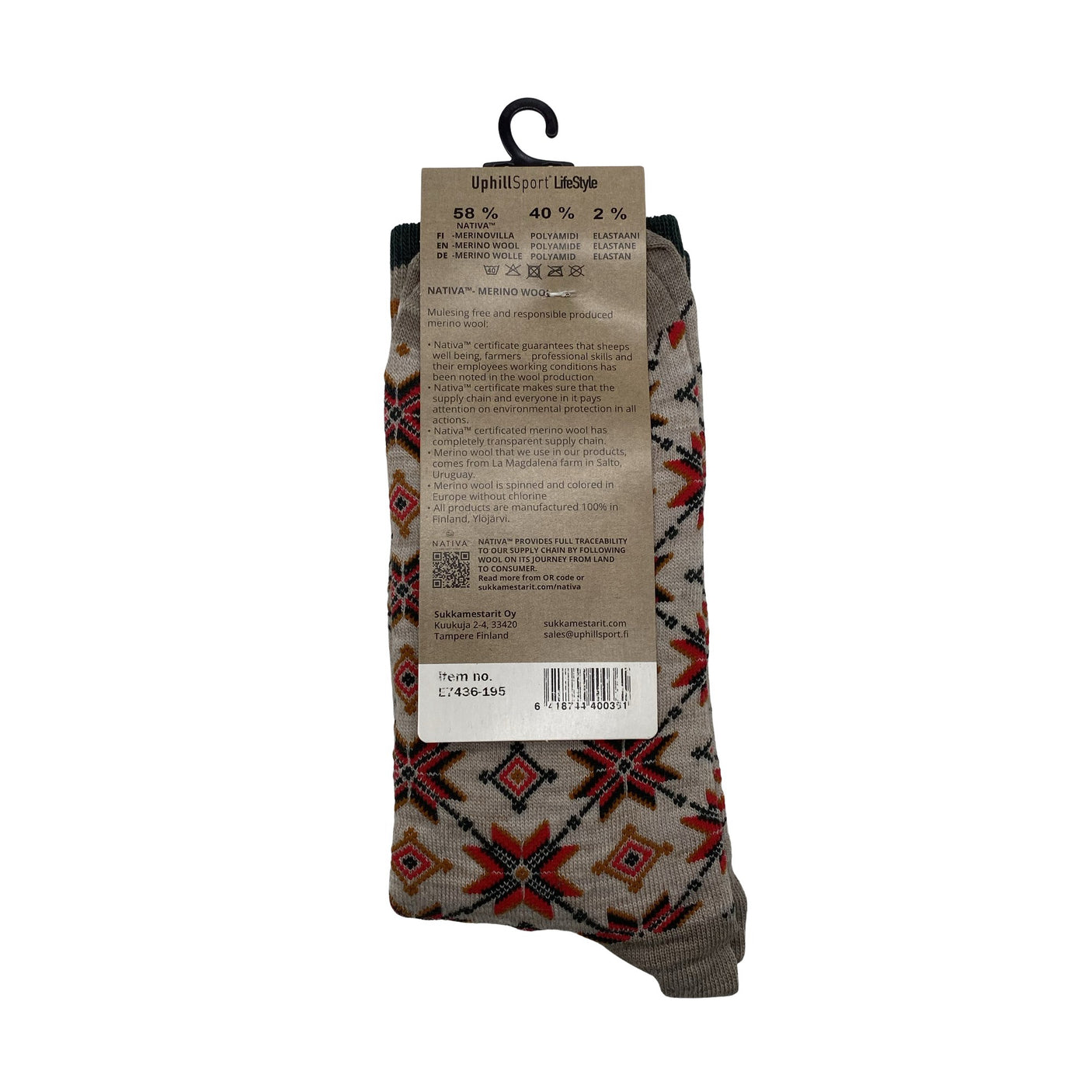 Unisex Sukkamestarit - Sukat, koko 39 - Beige (2)