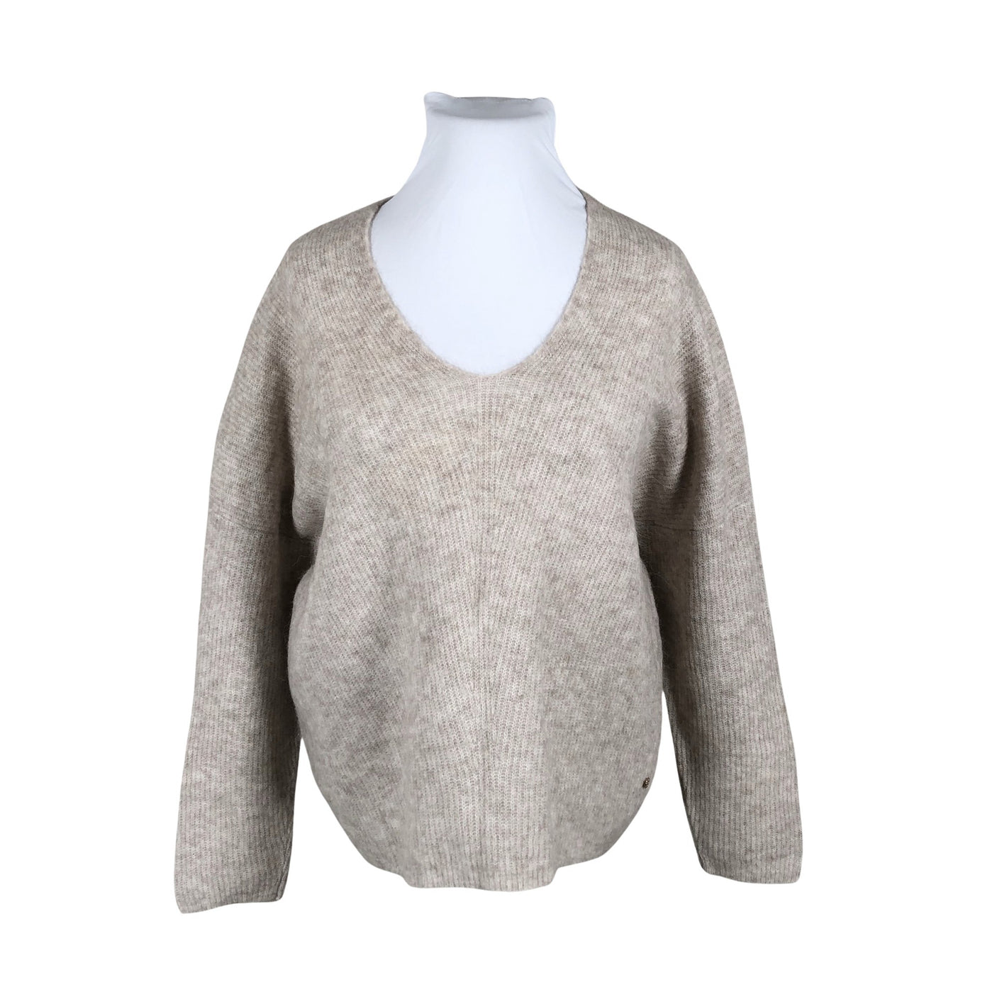 Naisten Mos Mosh - Neulepaita, koko 42 - Beige (1)