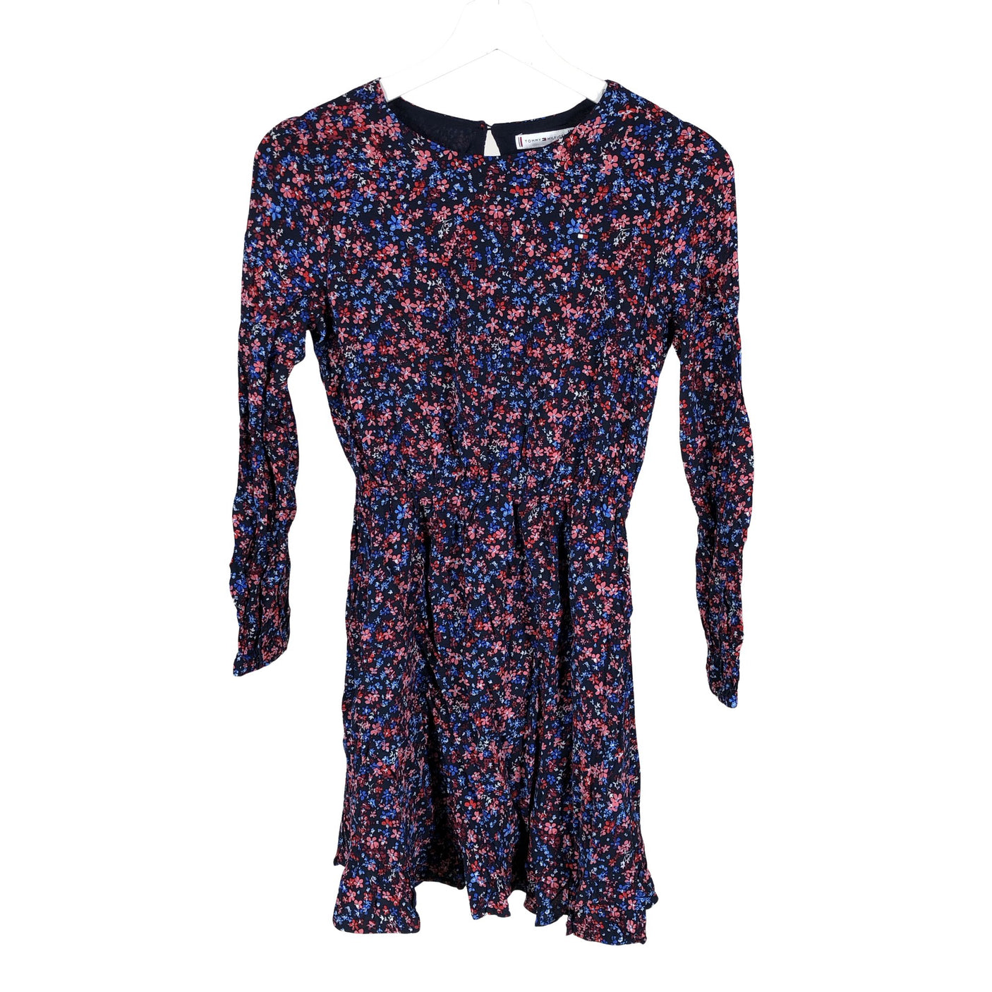 Tyttöjen Tommy Hilfiger - Sifonkimekko, koko 158 - 164 - Sininen (1)