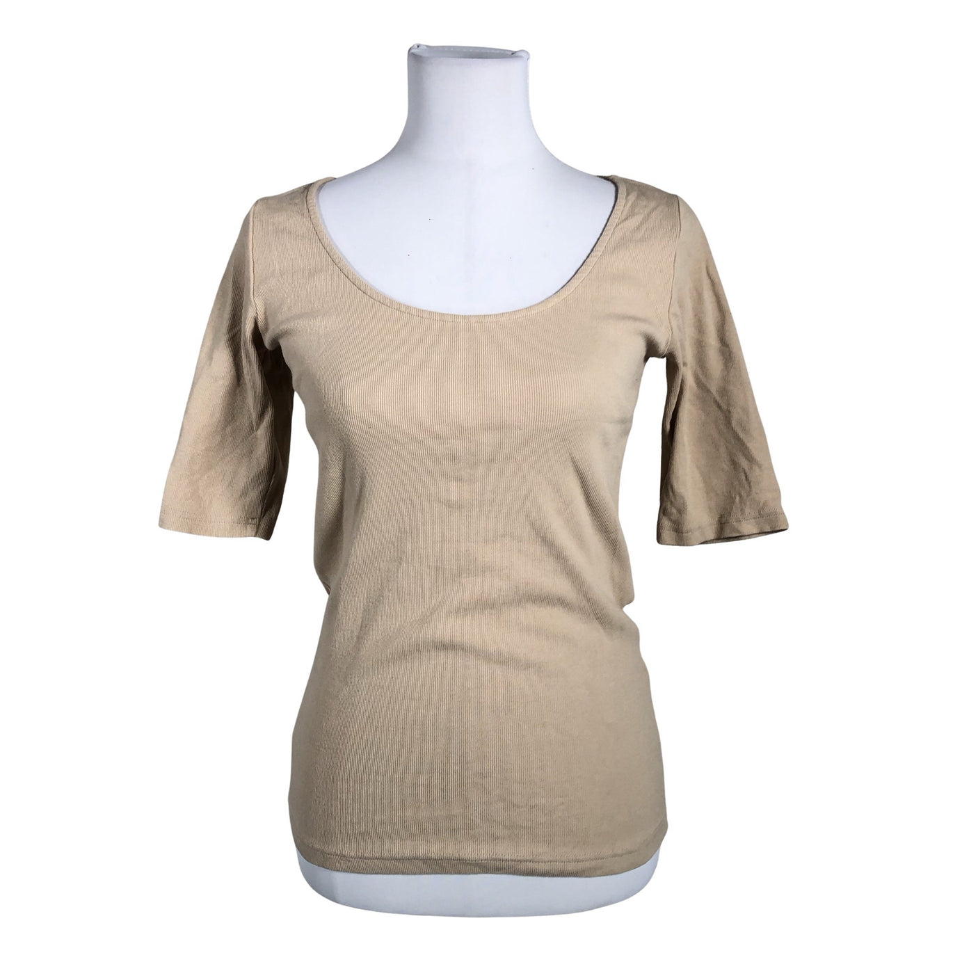 Naisten Samsoe&Samsoe - Trikoopaita, koko 38 - Beige (1)