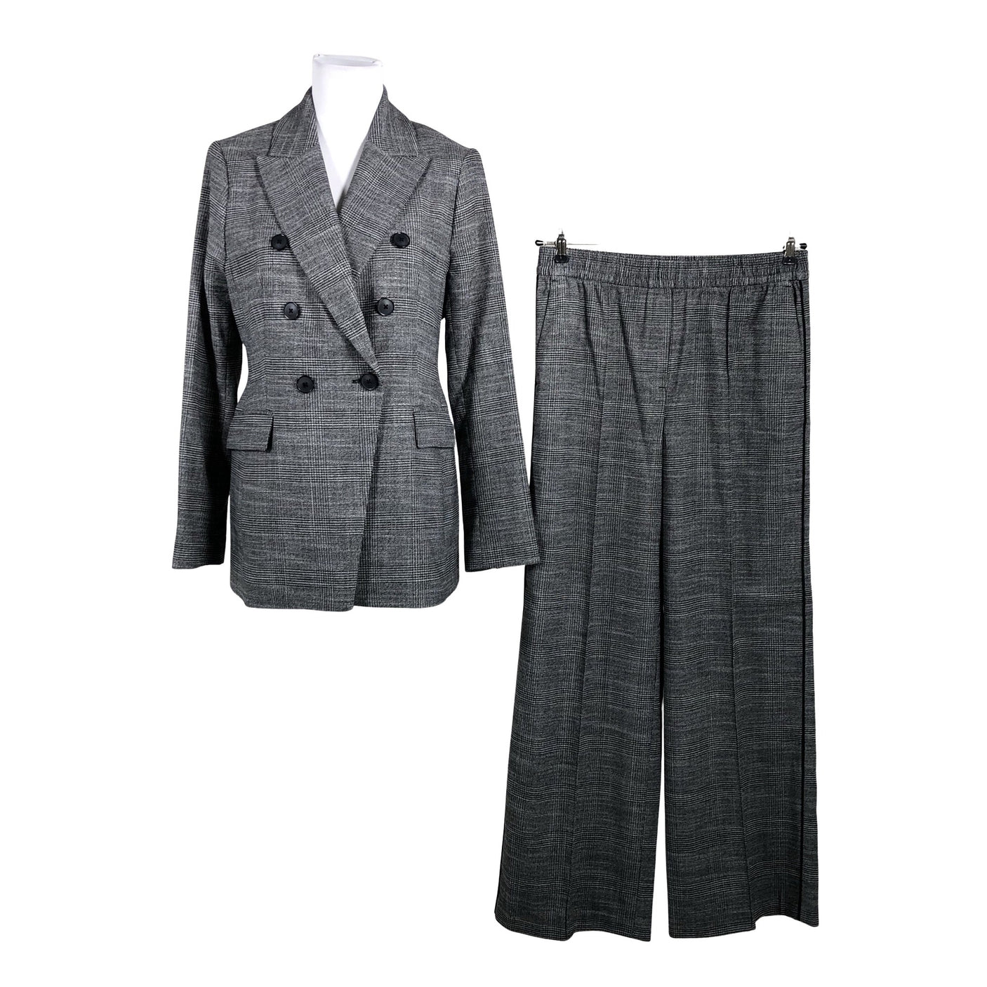 Naisten Marks&Spencer - Jakkupuku, koko 40 - Harmaa (1)