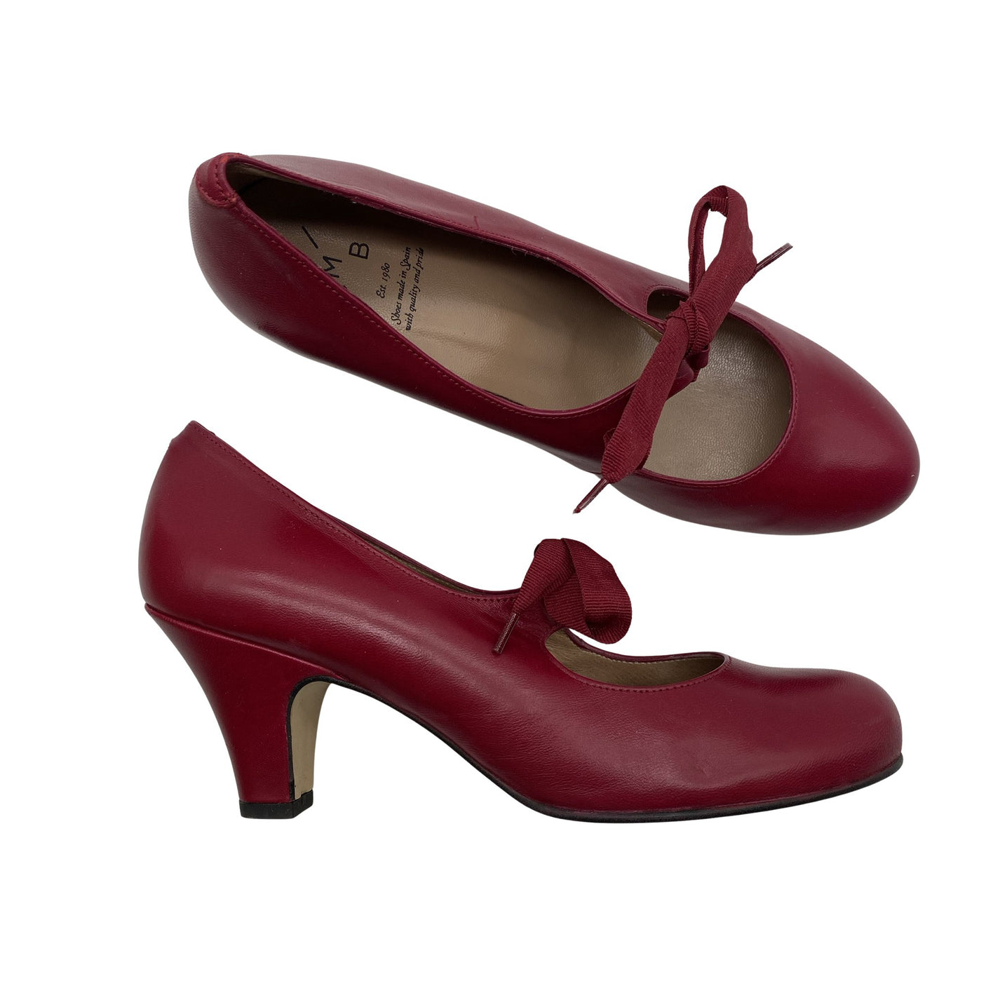 Naisten KMB - Korkokengät, koko 39 - Punainen (1)