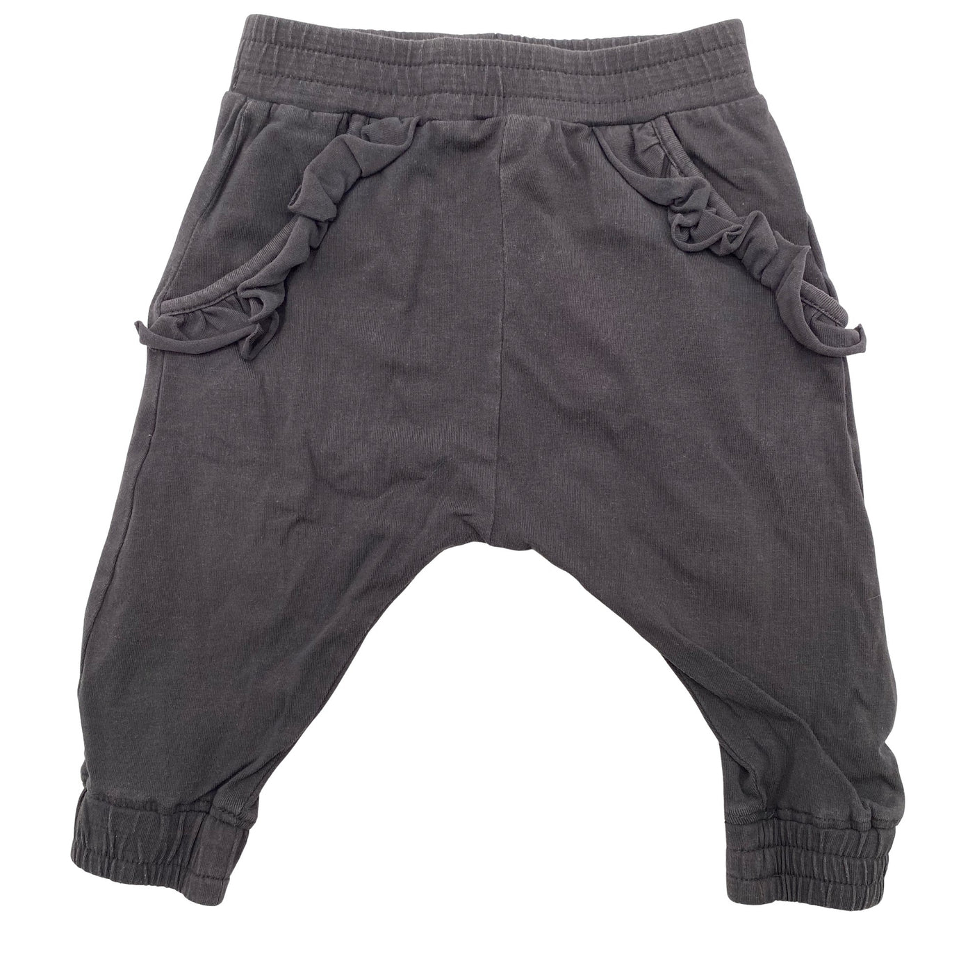 Tyttöjen Lindex - Collegehousut, koko 62 - 68 - Harmaa (1)