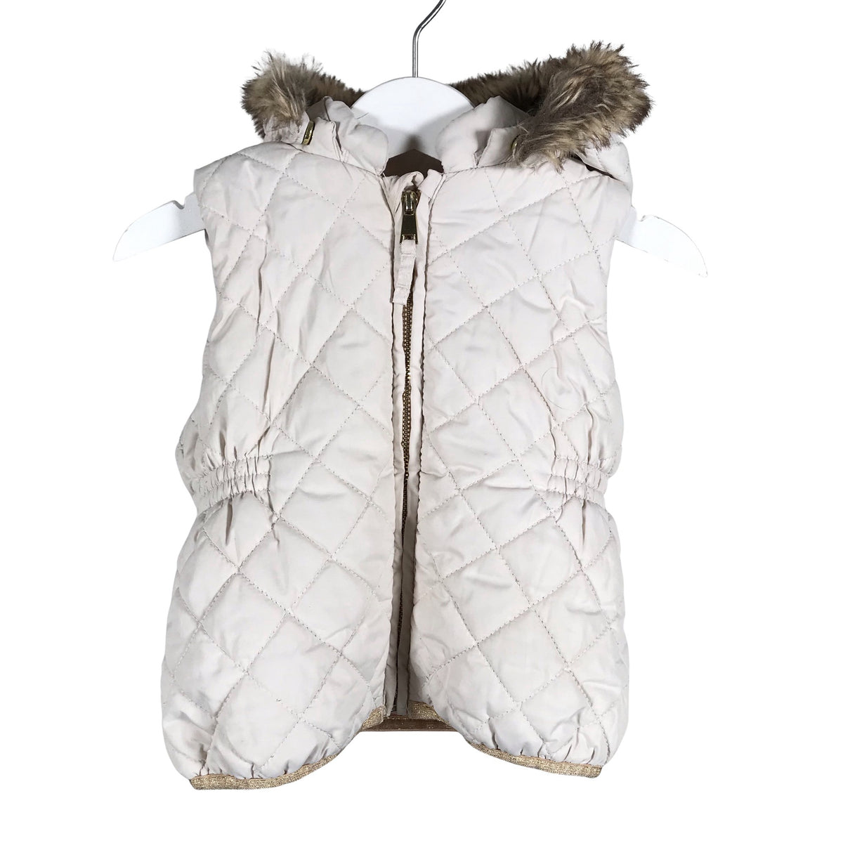 Tyttöjen Lindex - Toppaliivi, koko 74 - 80 - Beige (1)
