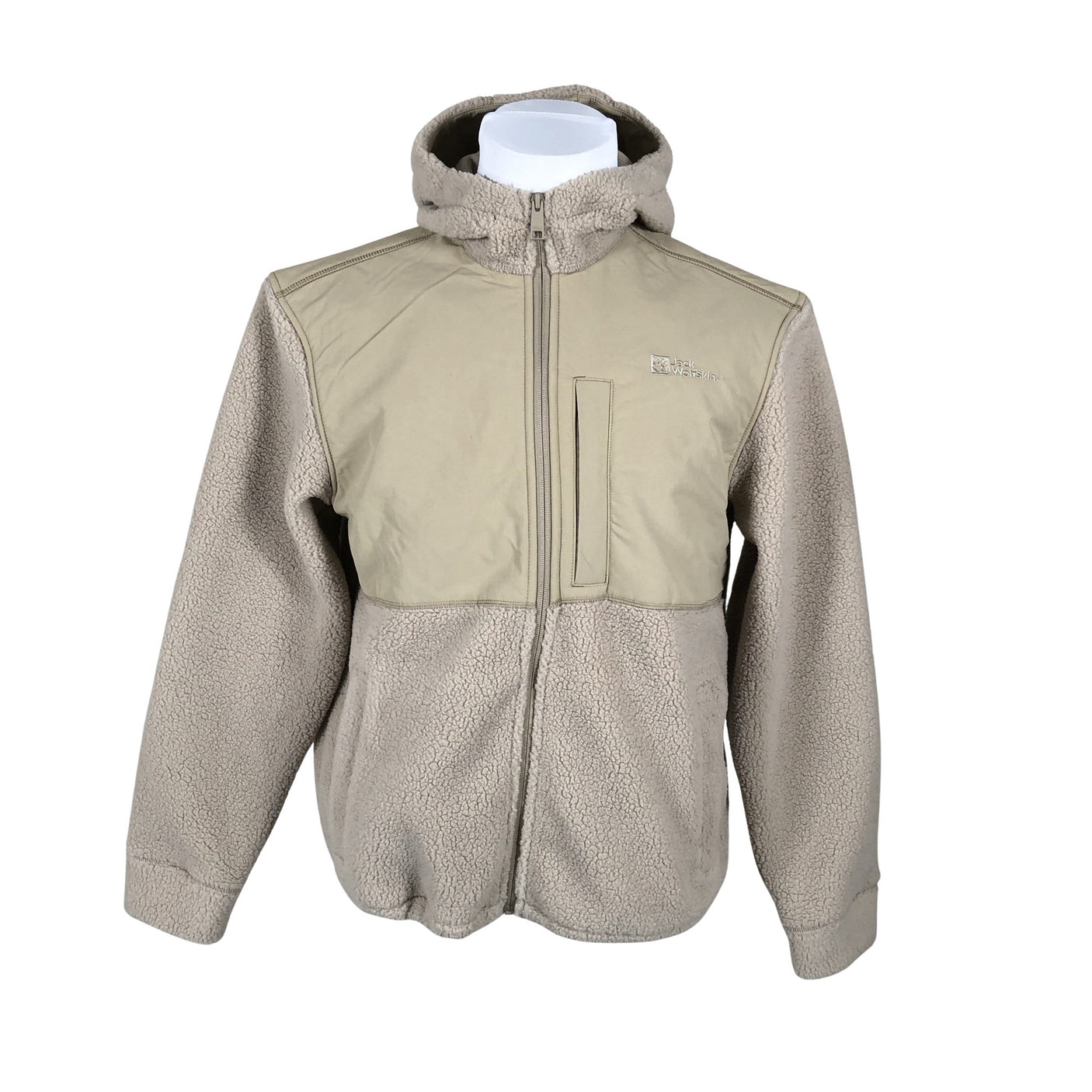 Miesten Jack Wolfskin - Fleecetakki, koko M - Beige (1)