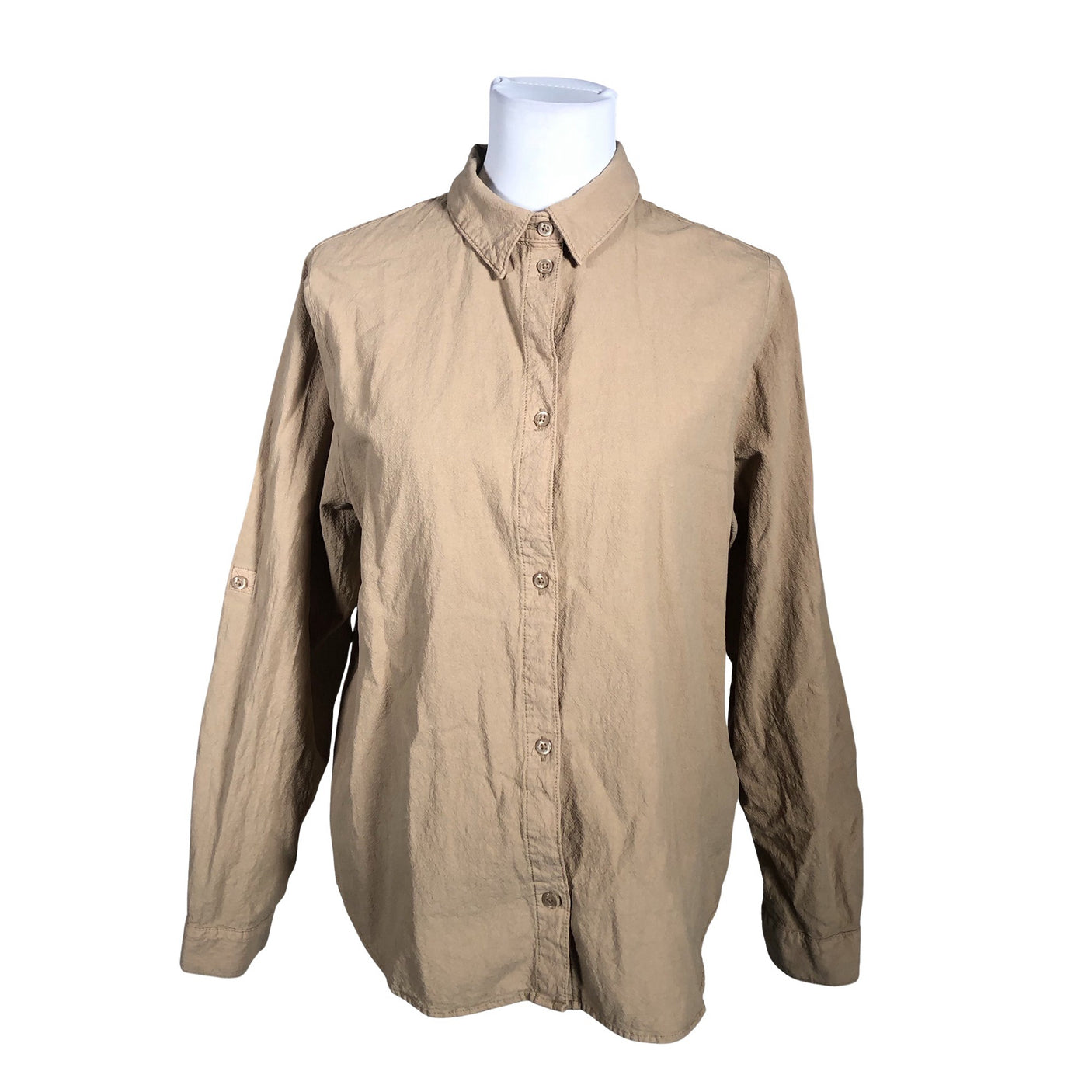 Naisten Kaffe - Kauluspaita, koko 38 - Beige (1)