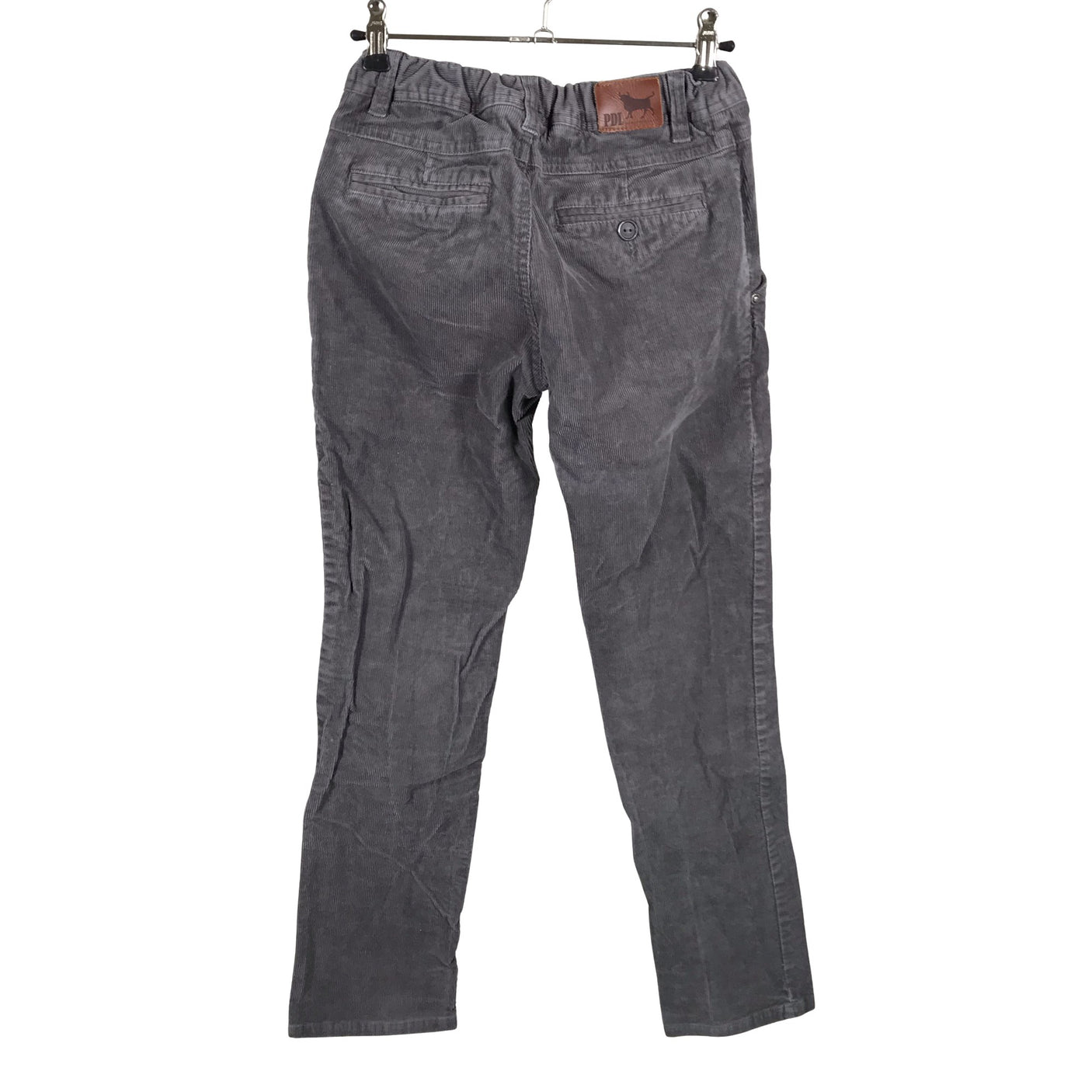 Unisex POMPdeLUX - Samettihousut, koko 146 - 152 - Harmaa (2)