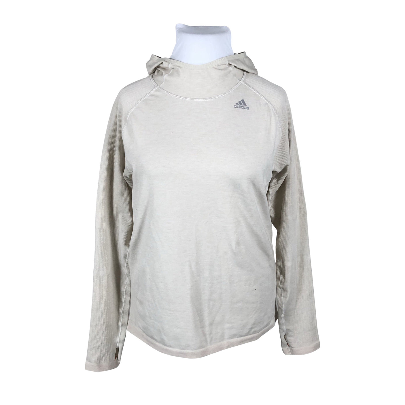 Naisten Adidas - Urheilupaita, pitkät hihat, koko 44 - Beige (1)
