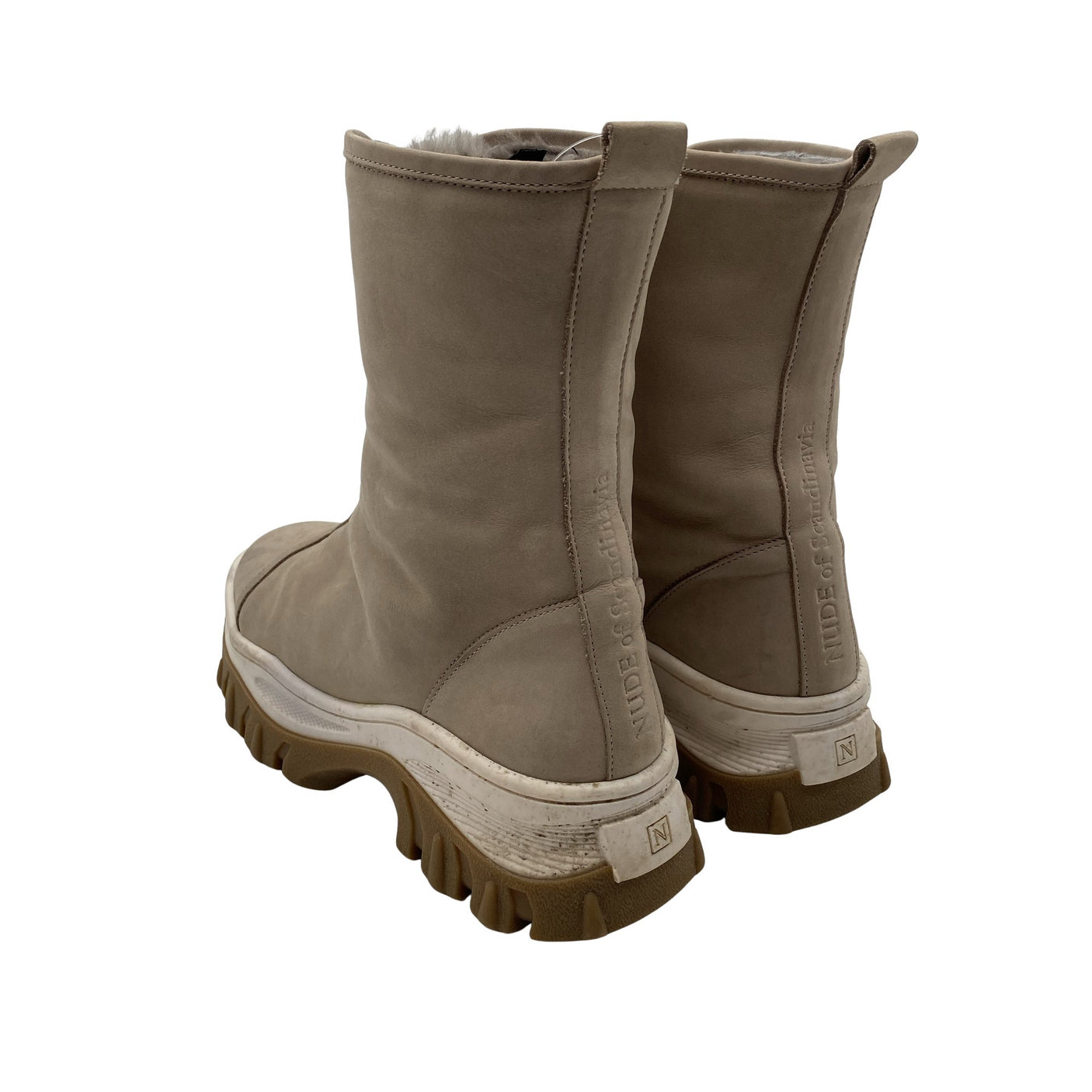 Naisten Nude of Scandinavia - Talvikengät, koko 40 - Beige (3)