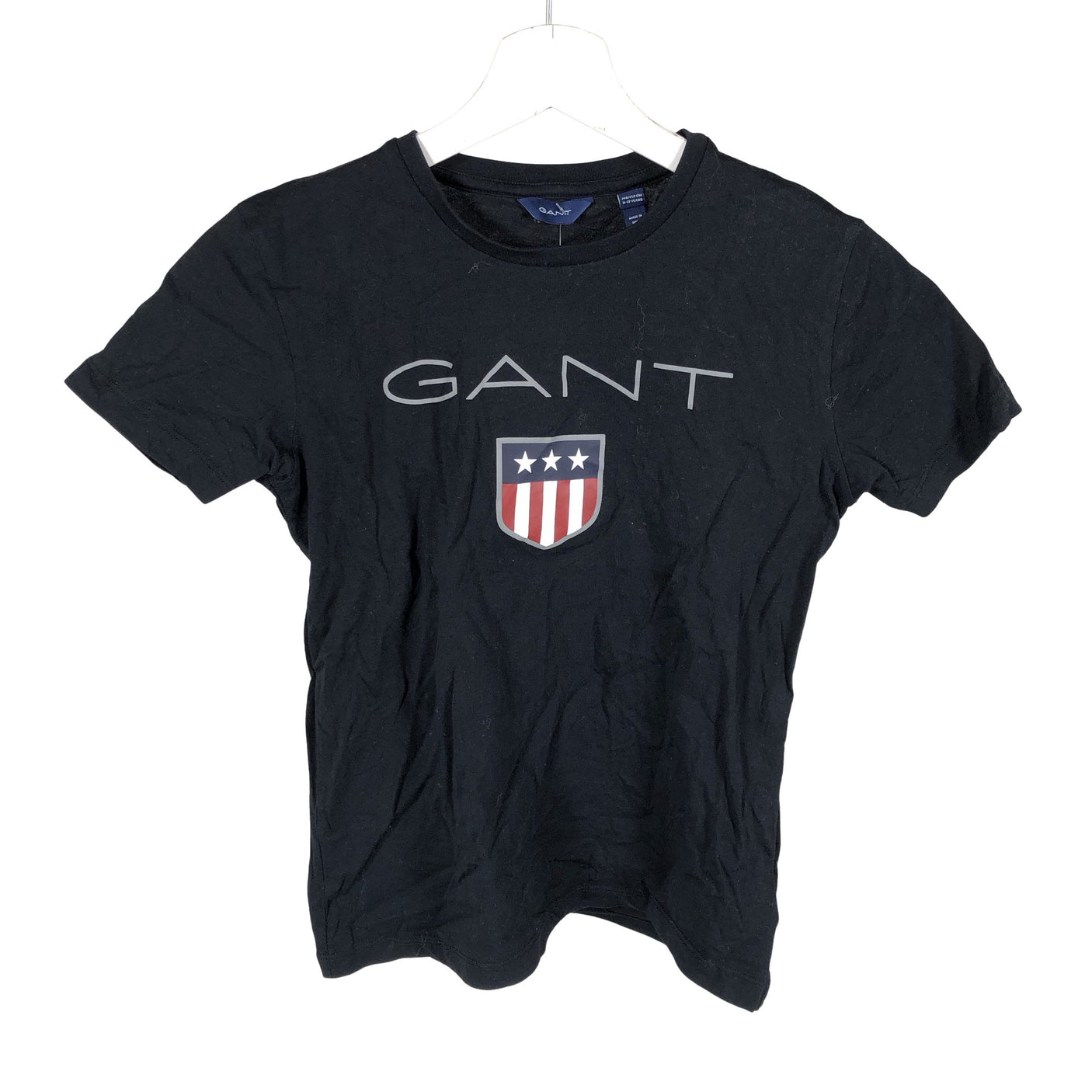 Unisex Gant - T-paita, koko 146 - 152 - Musta (1)