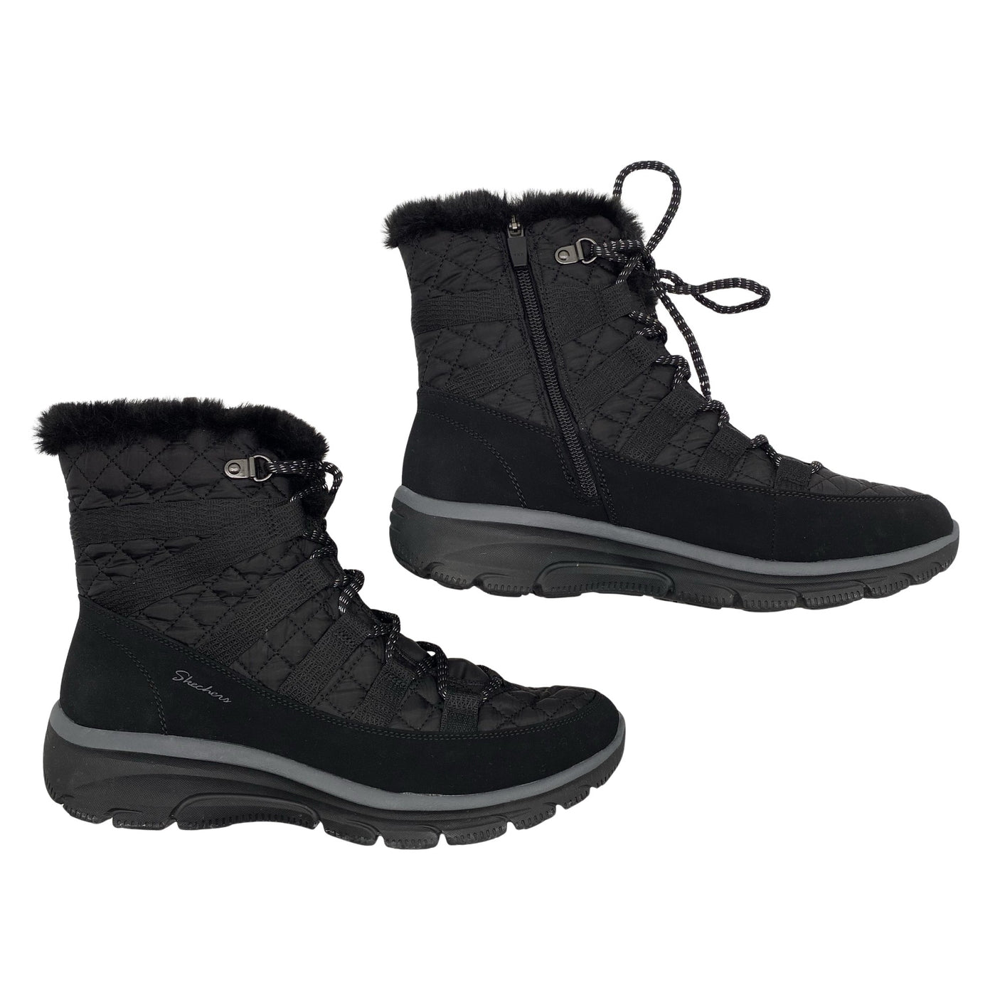 Naisten Skechers - Talvikengät, koko 40 - Musta (1)