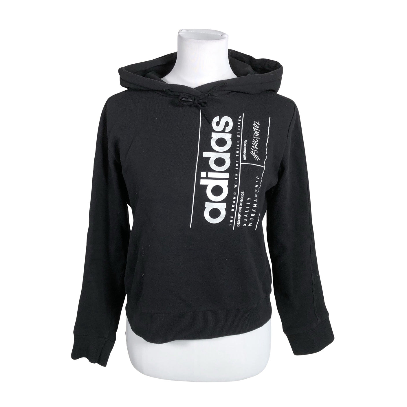Naisten Adidas - Huppari, koko 34 - Musta (1)