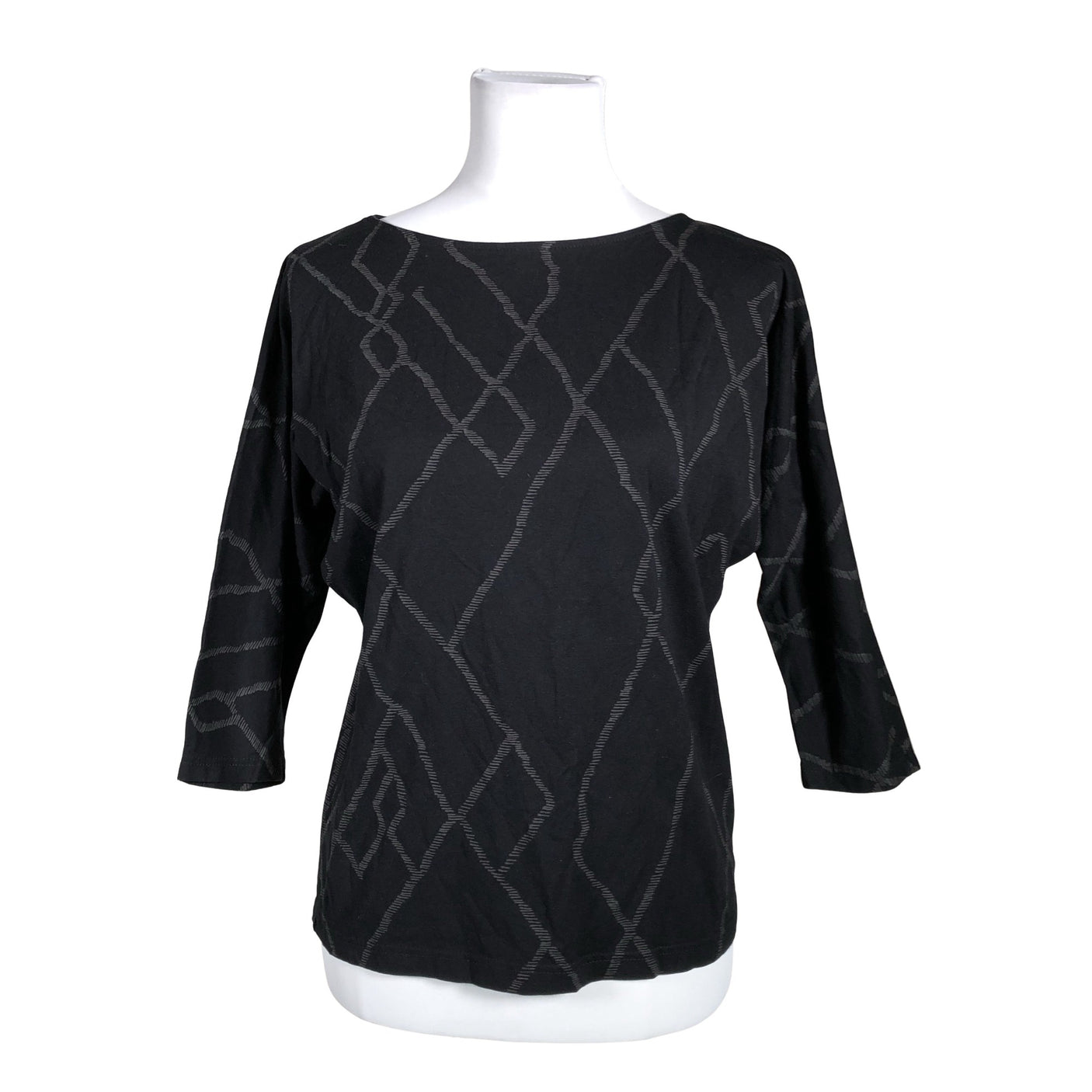 Naisten Neulomo - Trikoopaita, koko 34 - Musta (1)