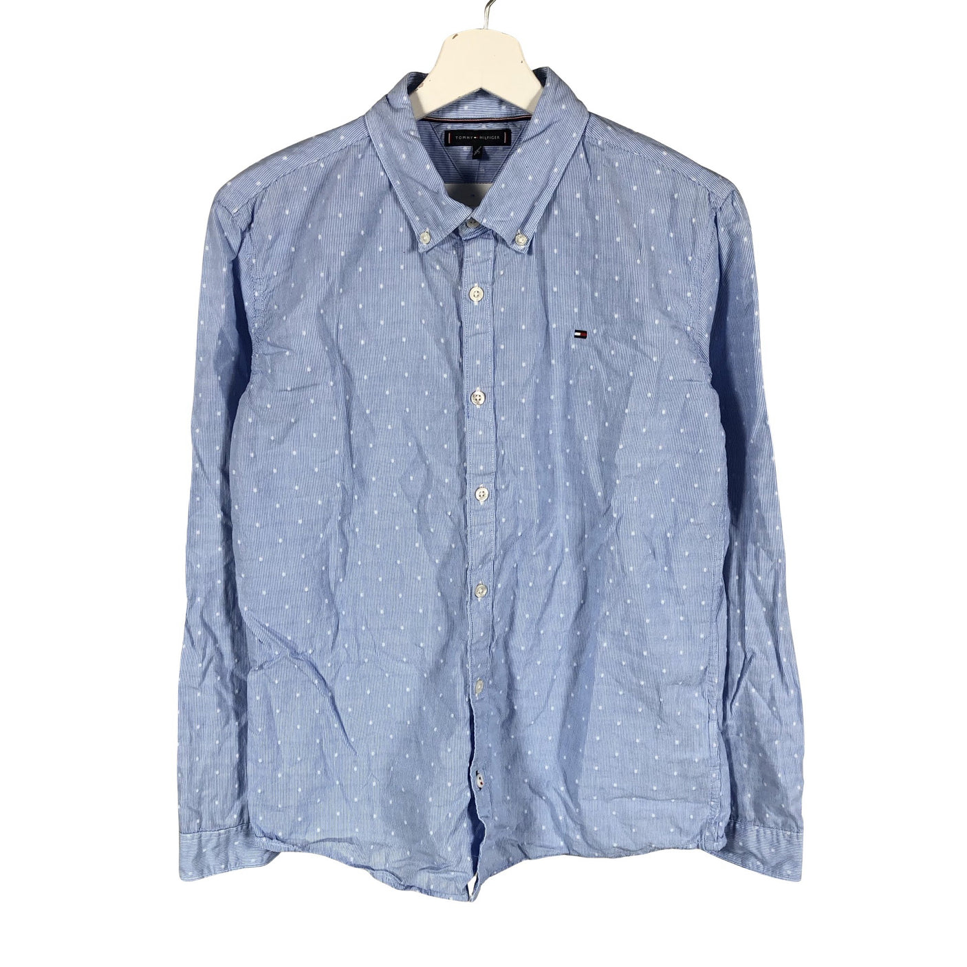 Poikien Tommy Hilfiger - Kauluspaita, koko 170 - 176 - Vaaleansininen (1)
