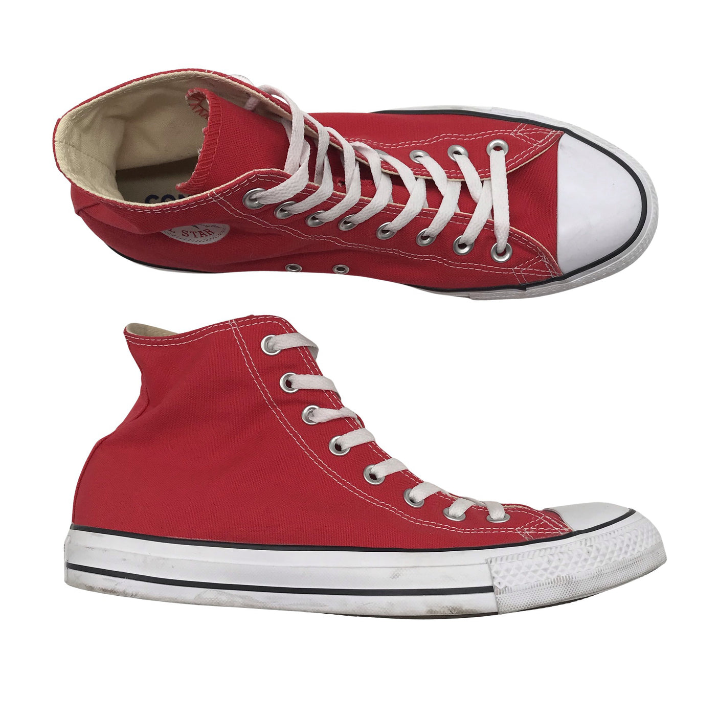 Unisex Converse - Tennarit, koko 44 - Punainen (1)