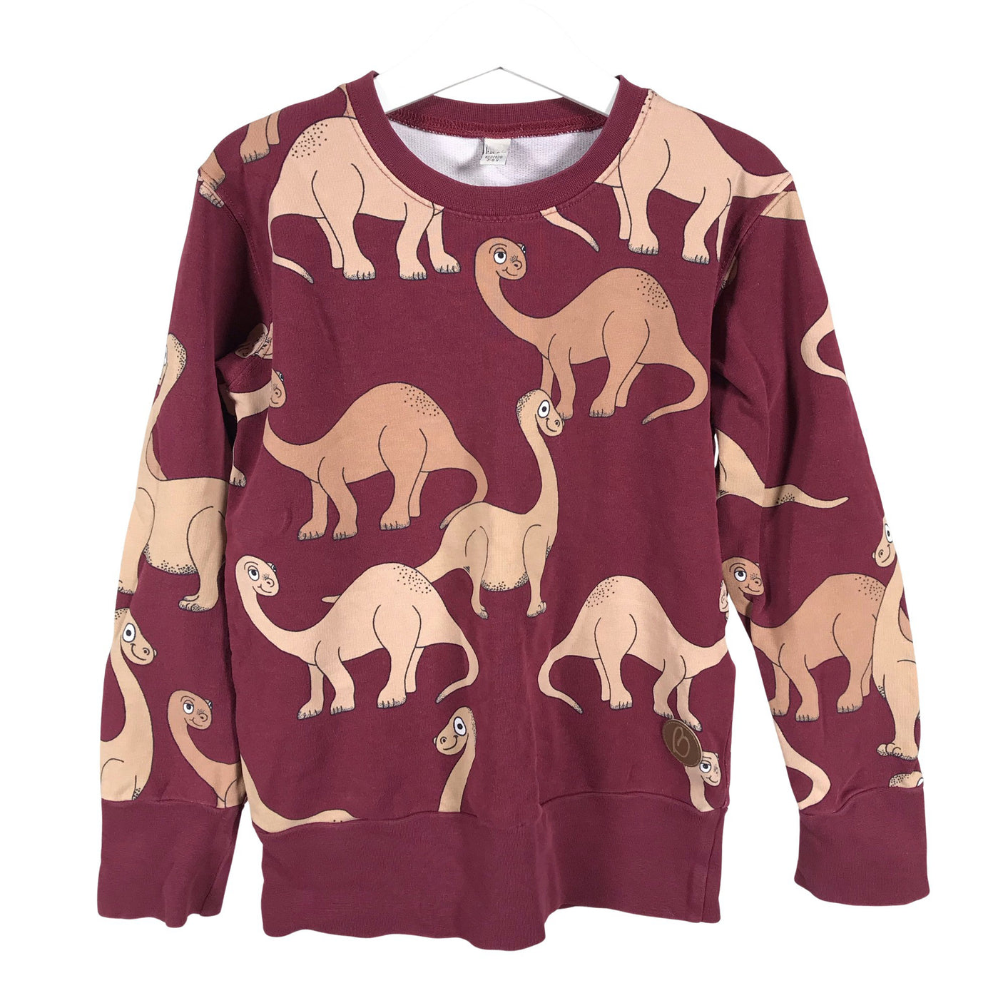 Unisex Blaa - Collegepaita, koko 122 - 128 - Viininpunainen (1)