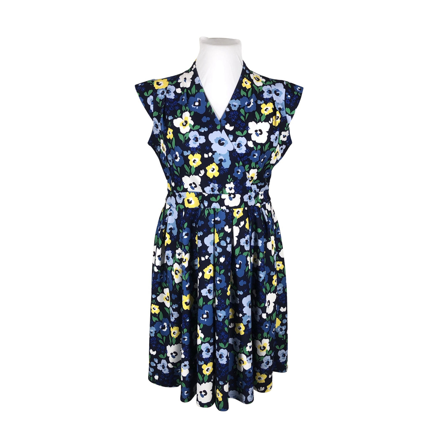 Naisten Lady Vintage - Trikoomekko, koko 46 - Sininen (1)