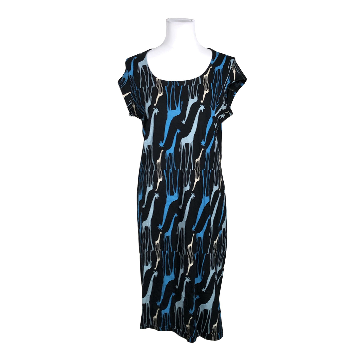Naisten Marimekko - Trikoomekko, koko 38 - Musta (1)
