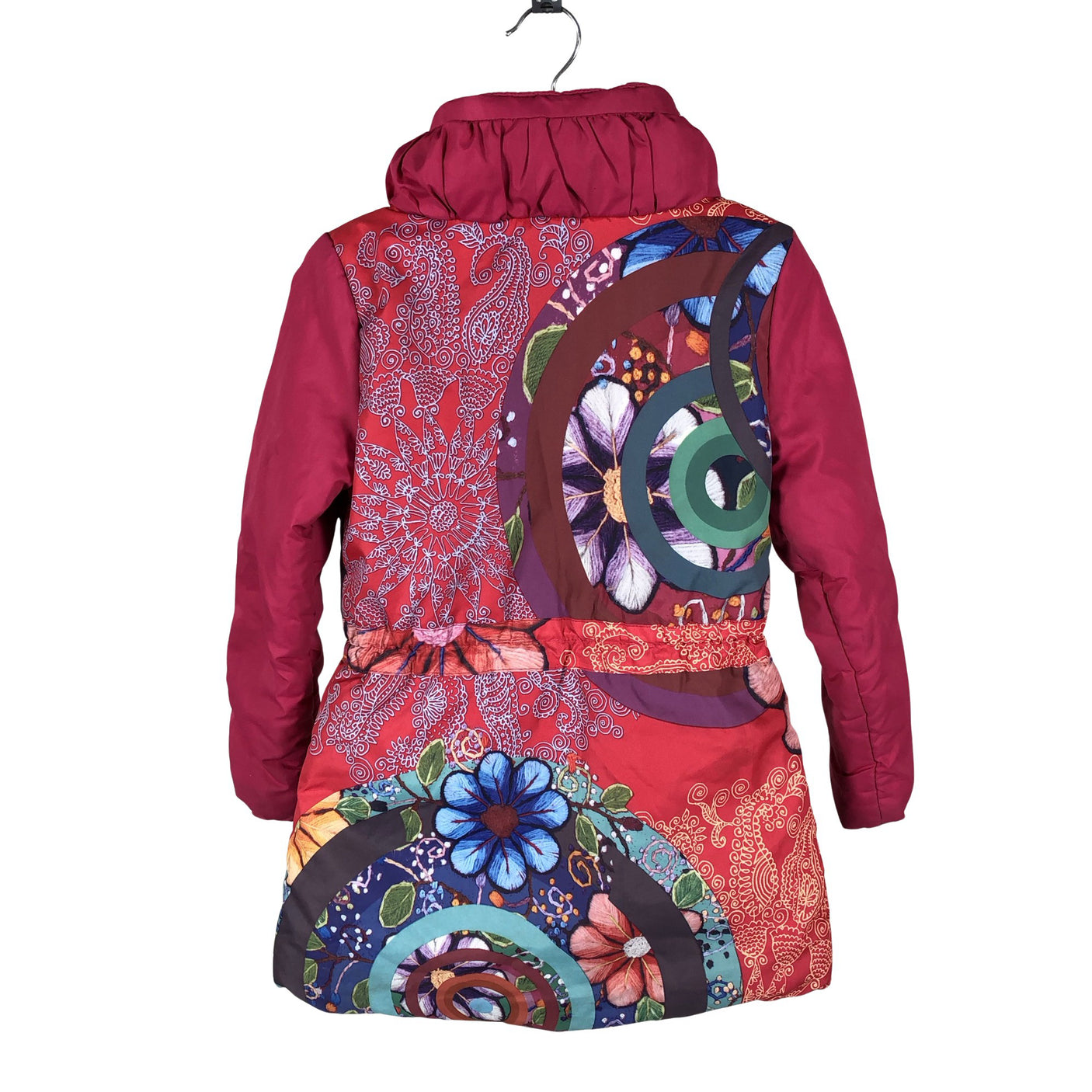 Tyttöjen Desigual - Toppatakki, koko 110 - 116 - Pinkki (2)