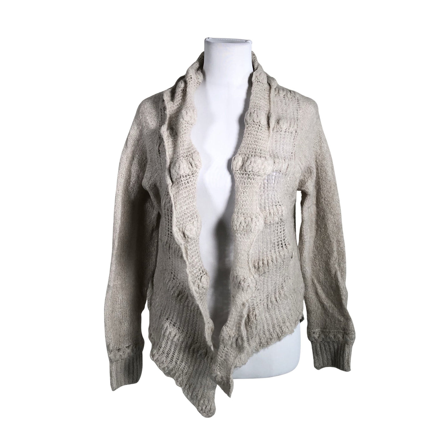 Naisten Sandwich - Neuletakki, koko 40 - Beige (1)