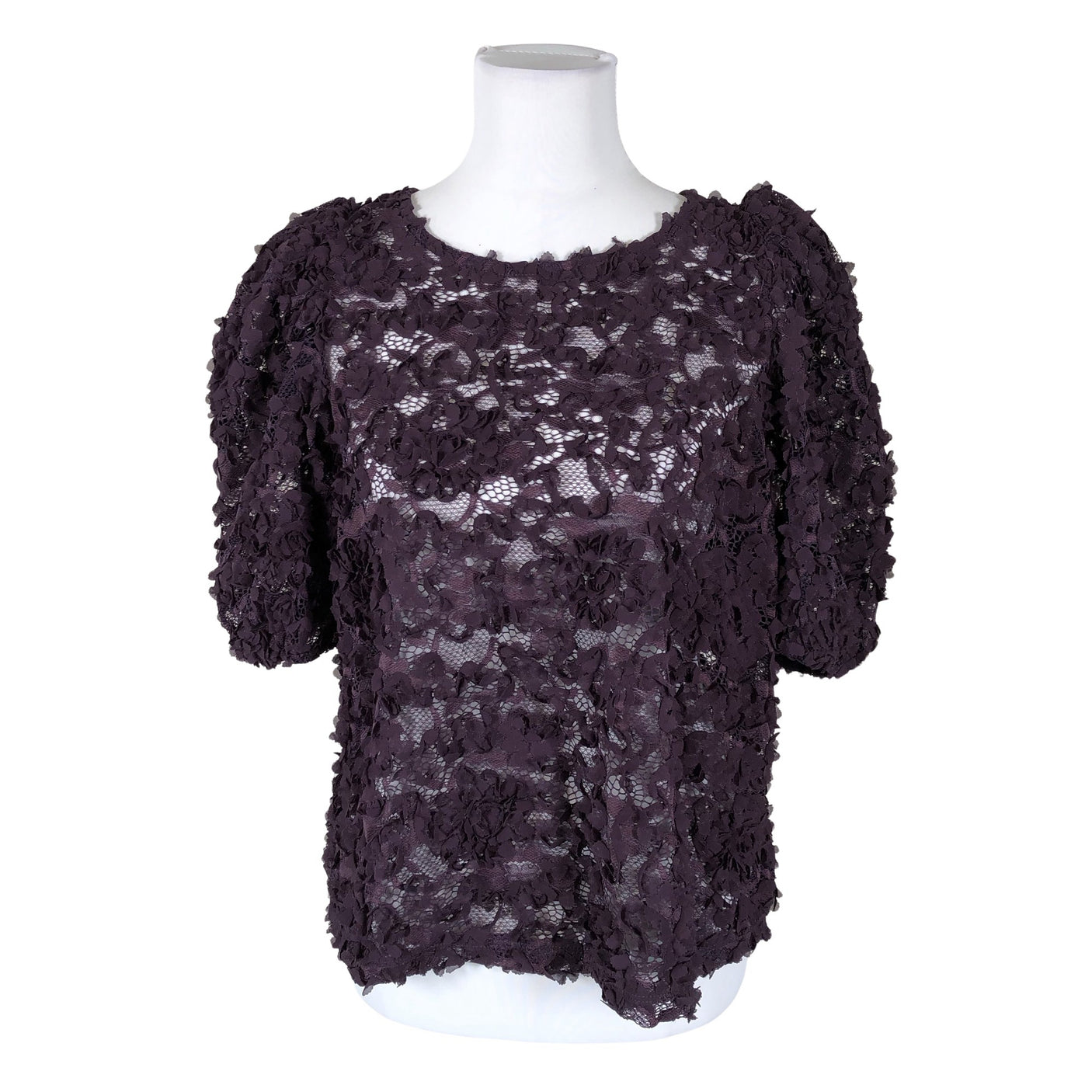 Naisten Holly & Whyte by Lindex - Lyhythihainen pusero, koko 40 - Violetti (1)