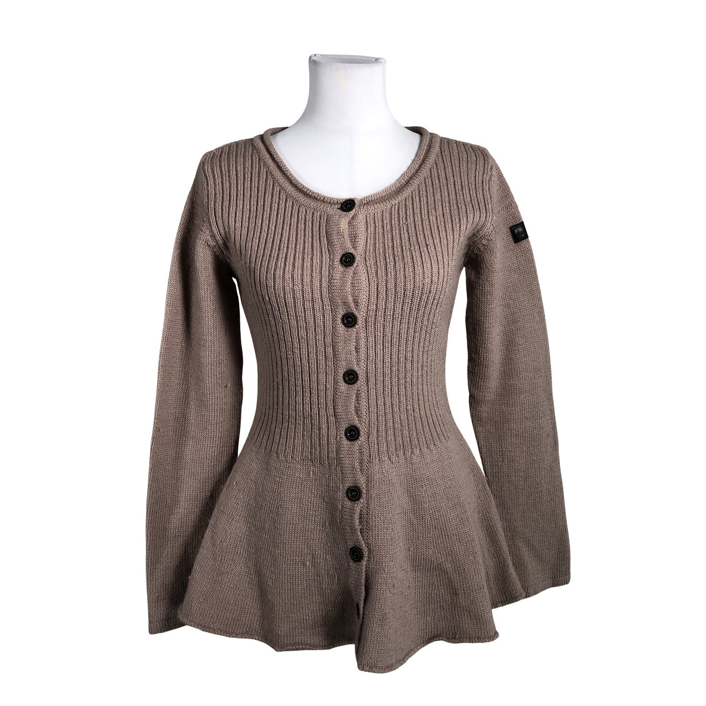 Naisten Olars Ulla - Neuletakki, koko 36 - Beige (1)
