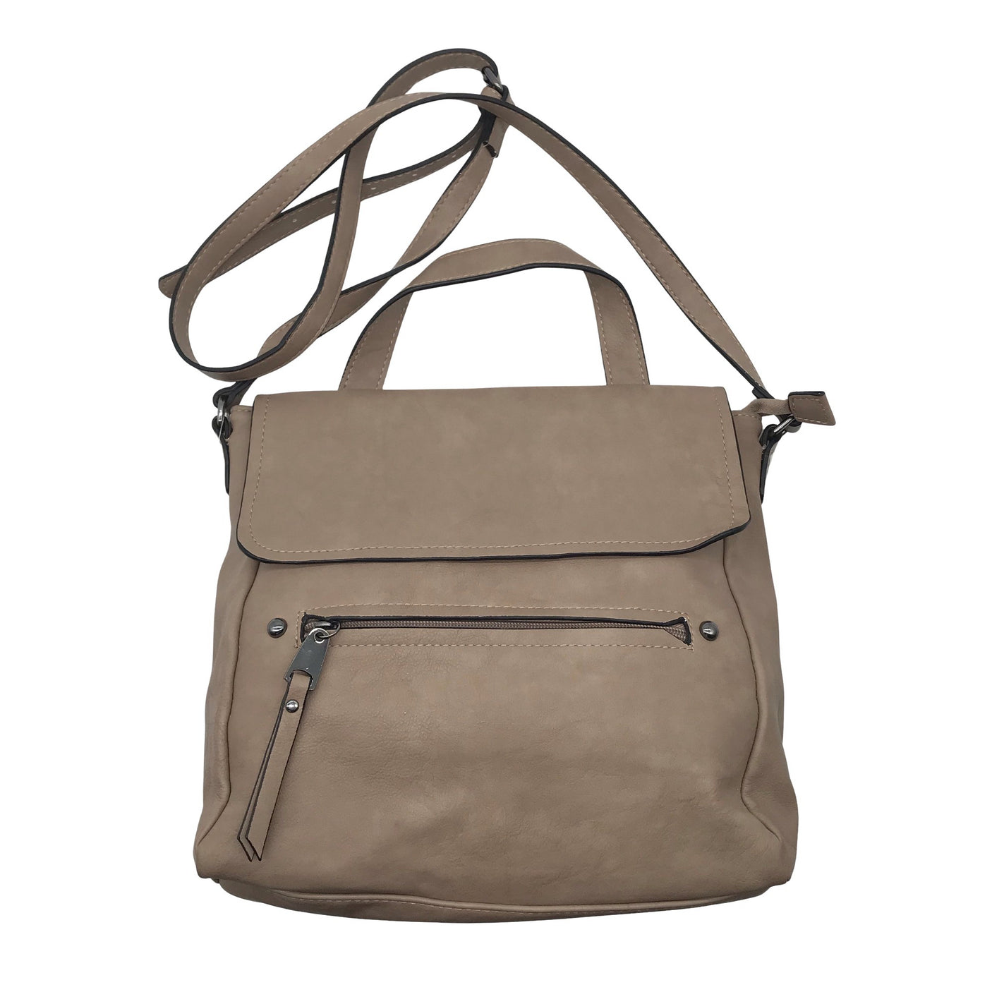 Naisten Anna Field - Olkalaukku, koko Midi - Beige (1)