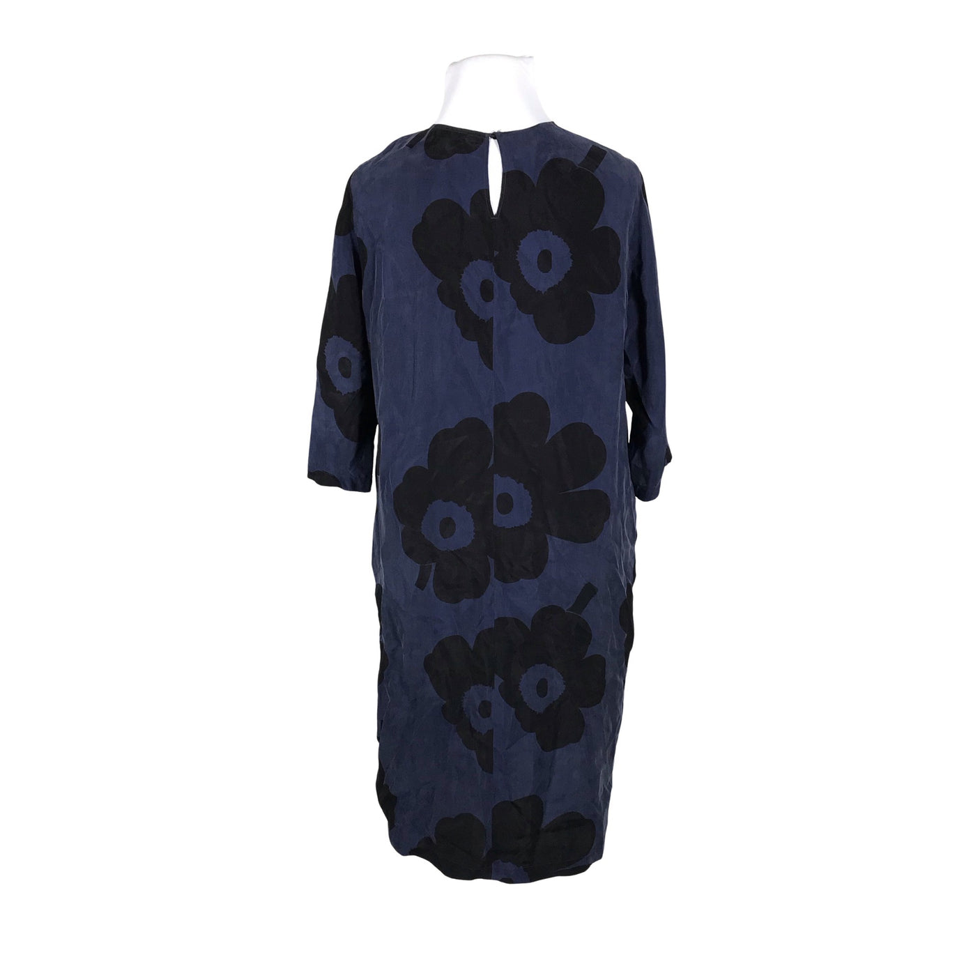 Naisten Marimekko - Sifonkimekko, koko 44 - Sininen (2)