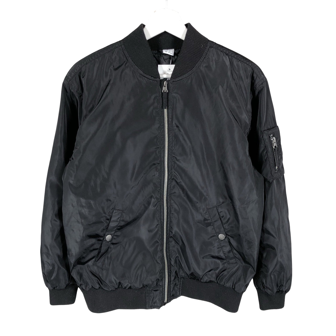 Unisex Lindex - Kevyttoppatakki, koko 158 - 164 - Musta (1)