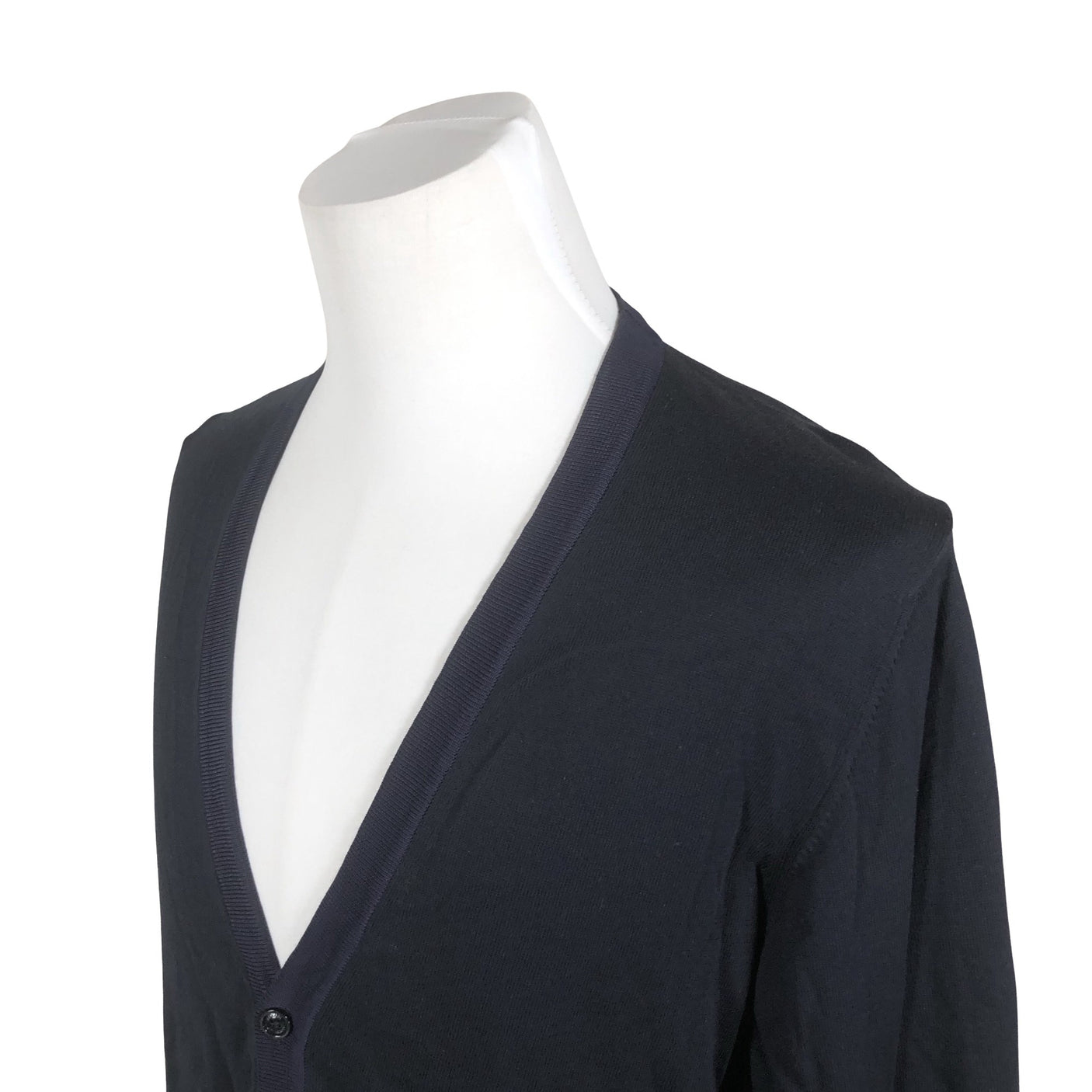 Miesten Armani Collezioni - Neuletakki, koko L - Sininen (3)