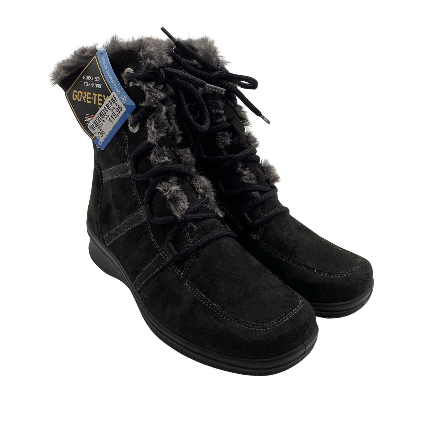 Naisten Ara - Talvikengät, koko 36 - Musta (2)