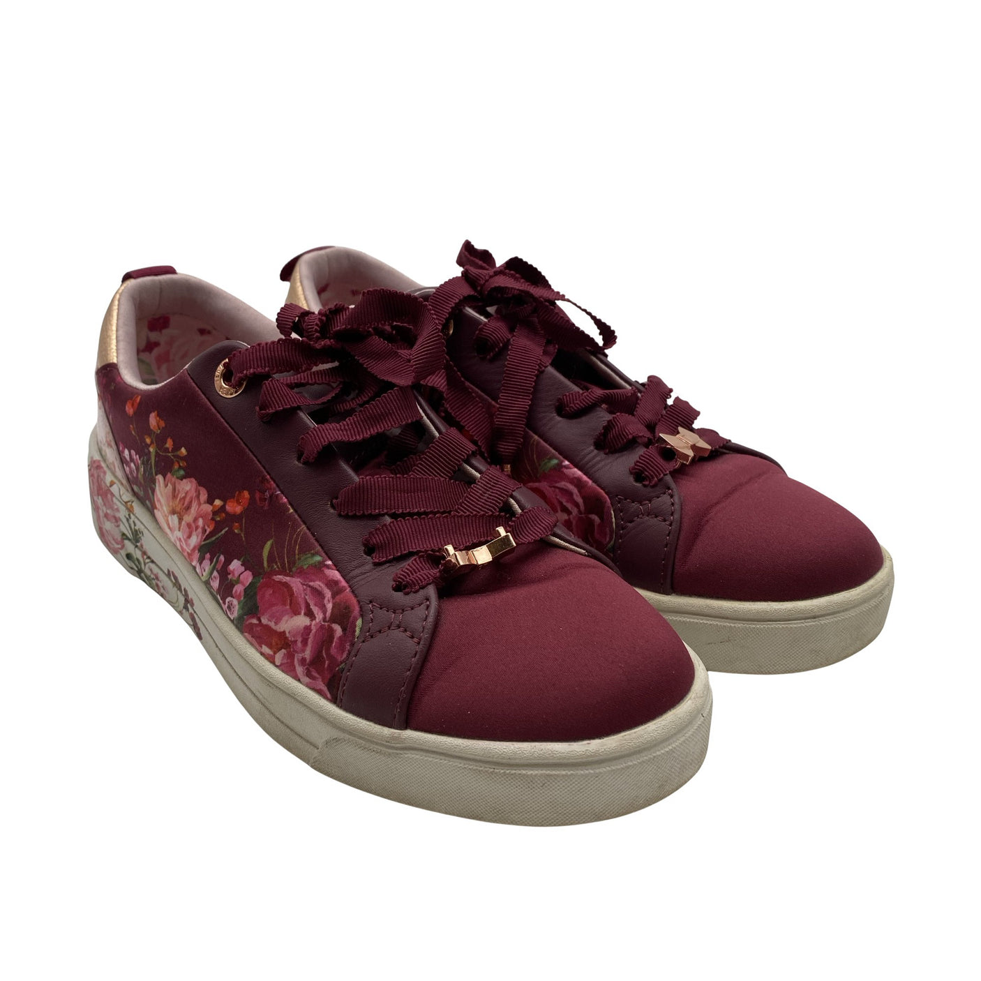 Naisten Ted Baker - Tennarit, koko 36 - Viininpunainen (2)
