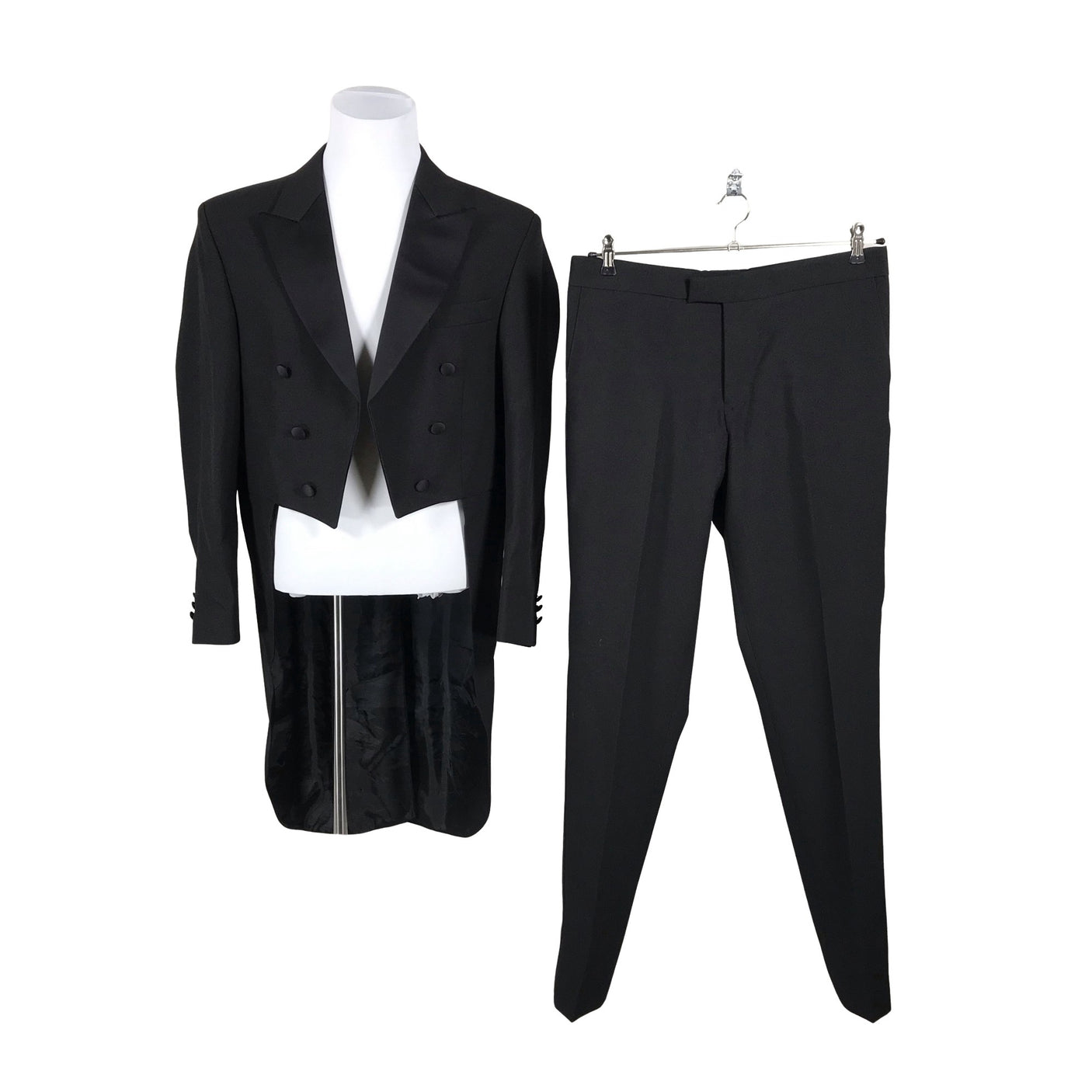 Miesten Tux & Tail - Frakki, koko L - Musta (1)