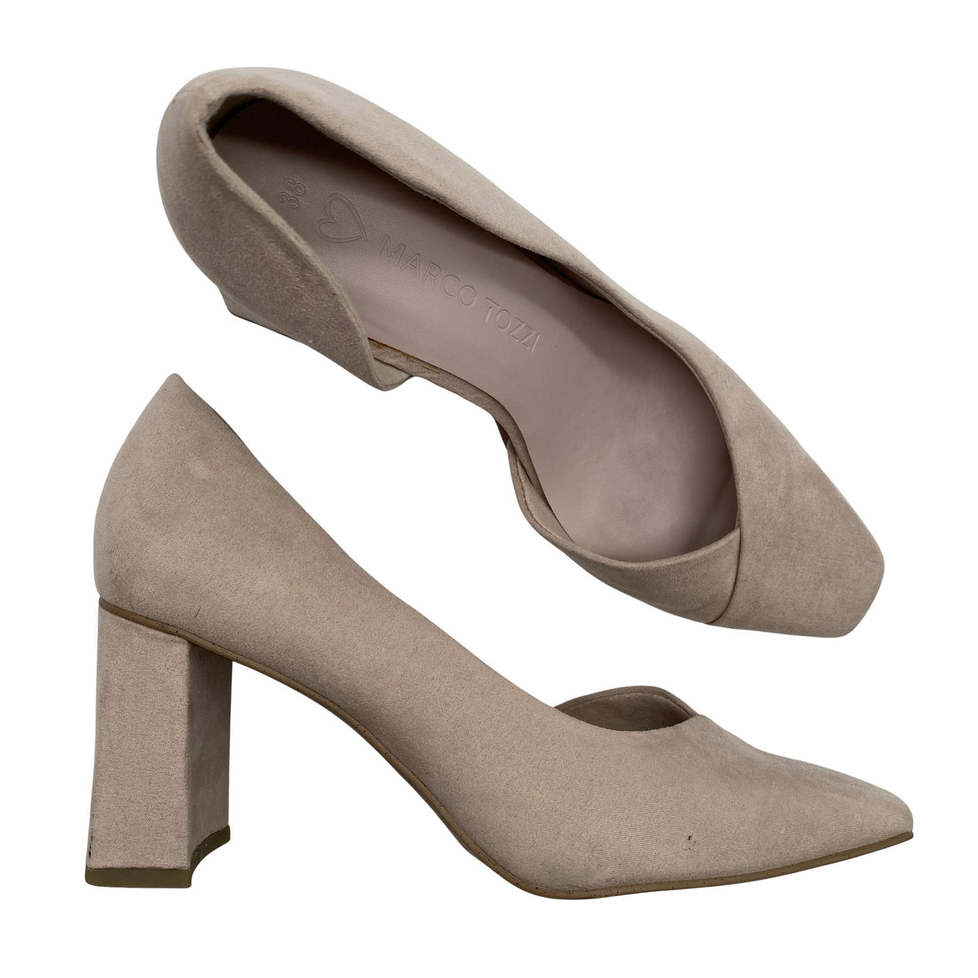 Naisten Marco Tozzi - Korkokengät, koko 38 - Vaaleanpunainen (1)