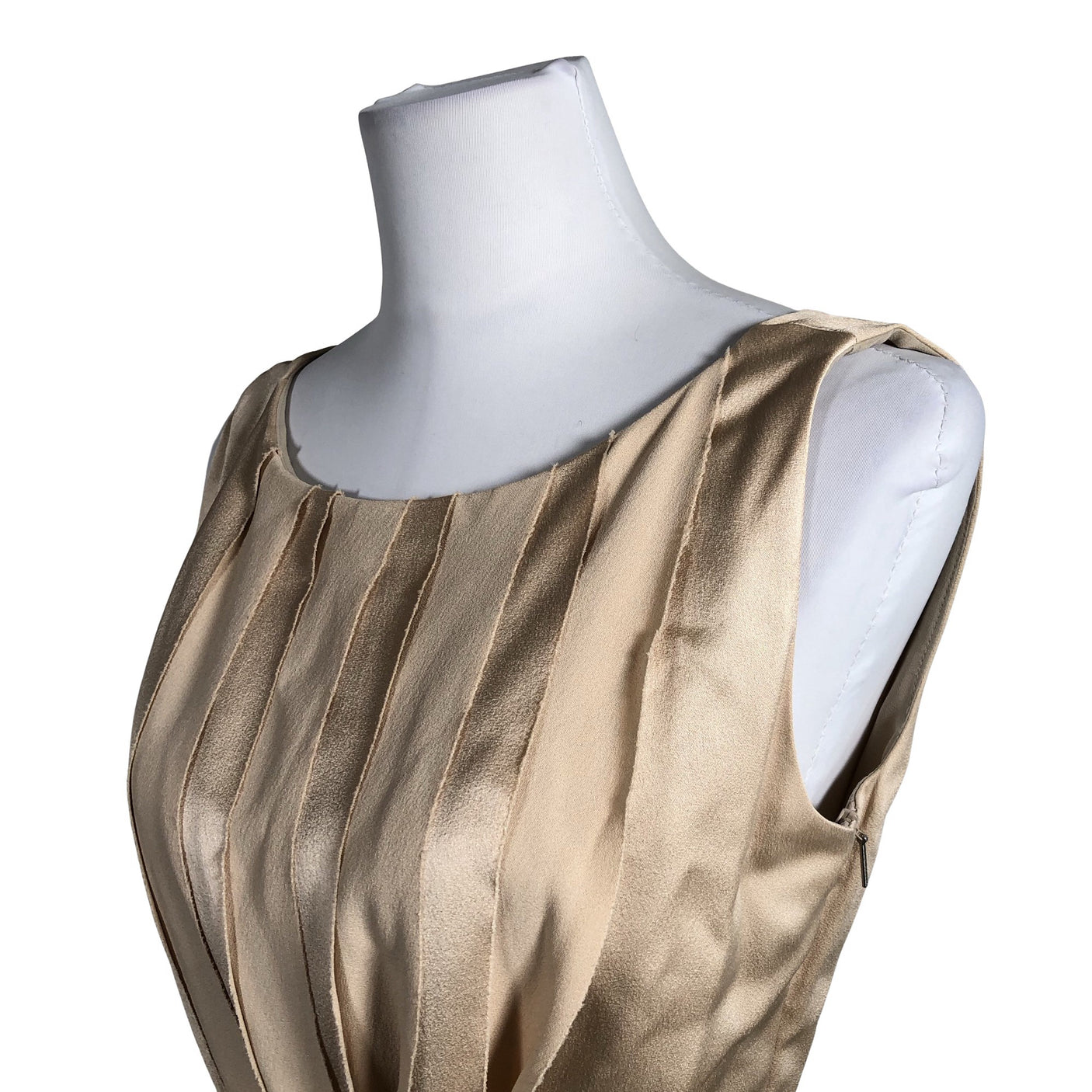 Naisten Hugo Boss - Juhlamekko, koko 38 - Beige (3)
